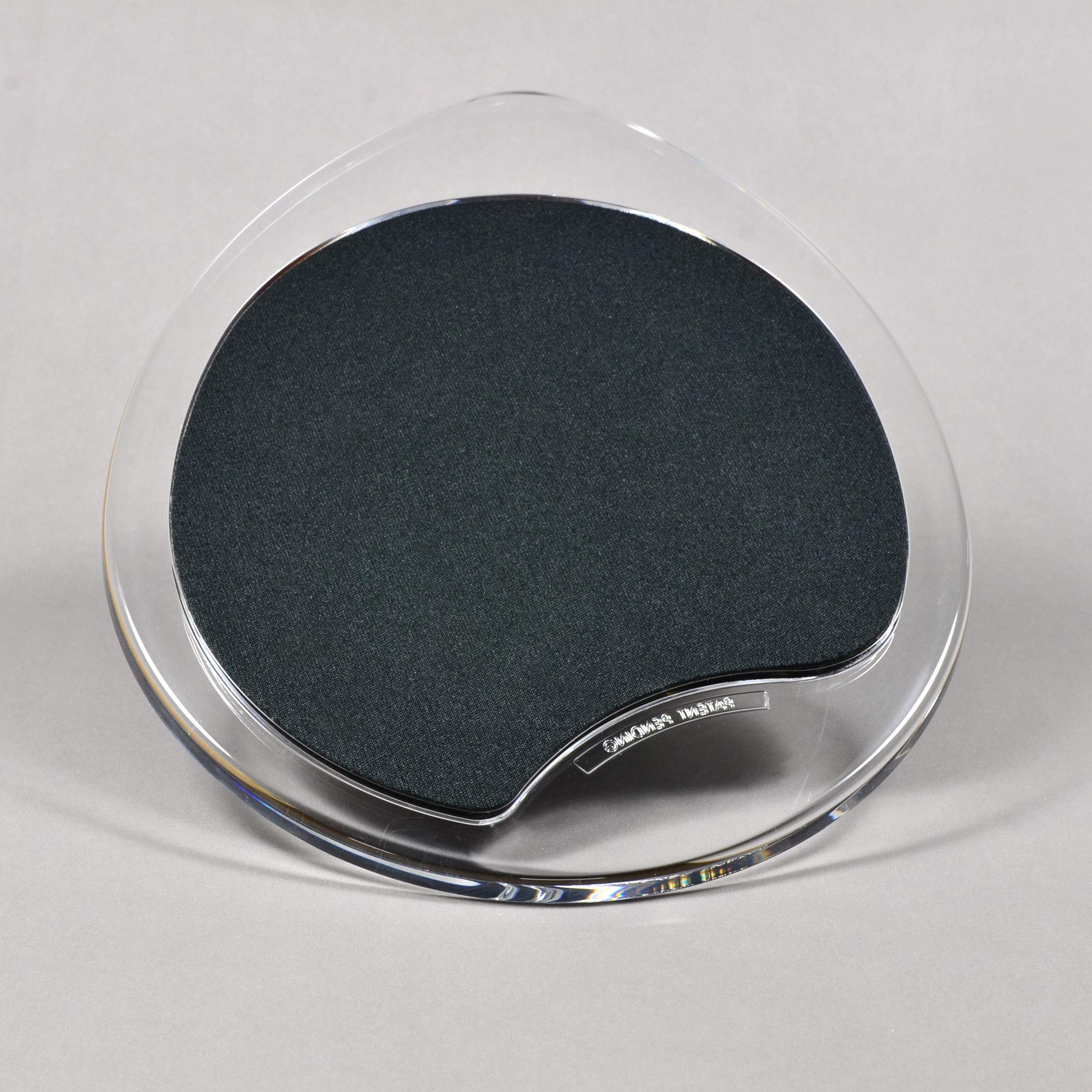 Clear Acrylic Mouse Pad Set of 2 - Non-Slip Office Desk Accessories for Computers & Laptops - Modern Workstation Decor for Home & Office Workspaces
