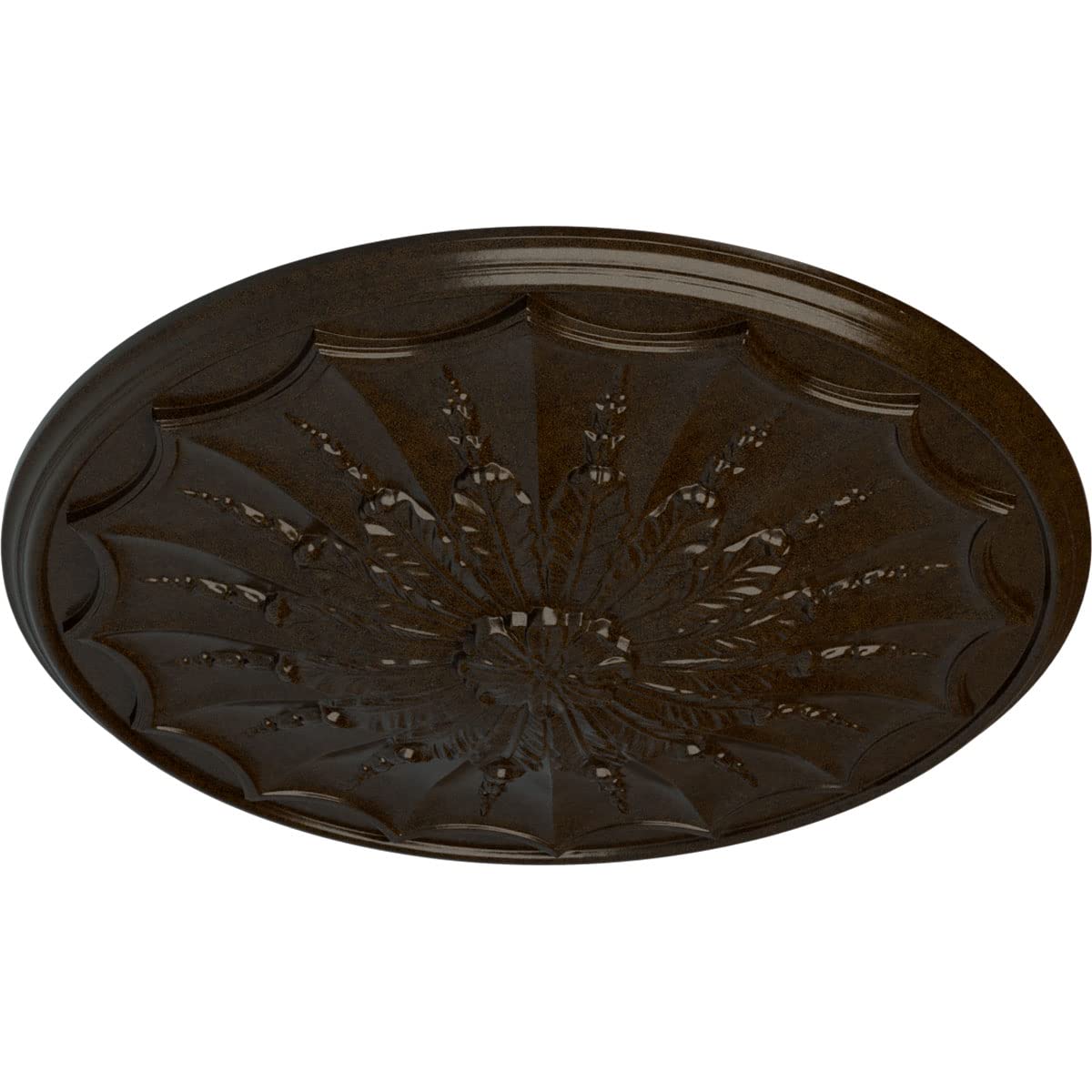 Ekena Millwork Artis Hand-Painted Bronze Ceiling Medallion - Elegant Home Decor for Dining Rooms, Living Rooms & Entryways