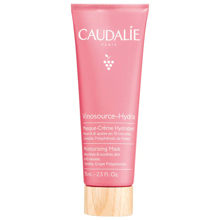 VinoHydra™ Hydrating Face Mask by Caudalie - Deep Moisture for Dry Skin, Perfect for Nighttime Skincare Routine & Spa Days