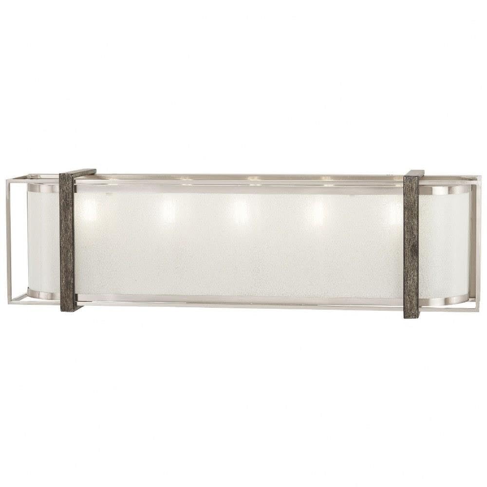 Minka Lavery 4565-098 Tyson's Gate 5-Light Bathroom Vanity Lighting - 300W Brushed Nickel Wall Sconce for Bathroom, Powder Room & Dressing Area