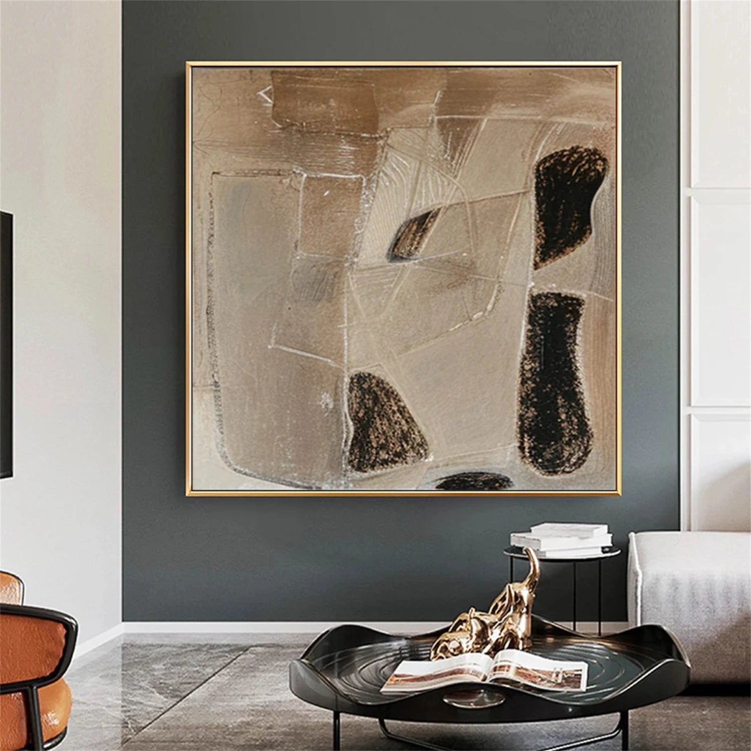 Abstract Tranquility Wall Art Print #WS204 - Modern Home Decor for Living Room, Bedroom & Office