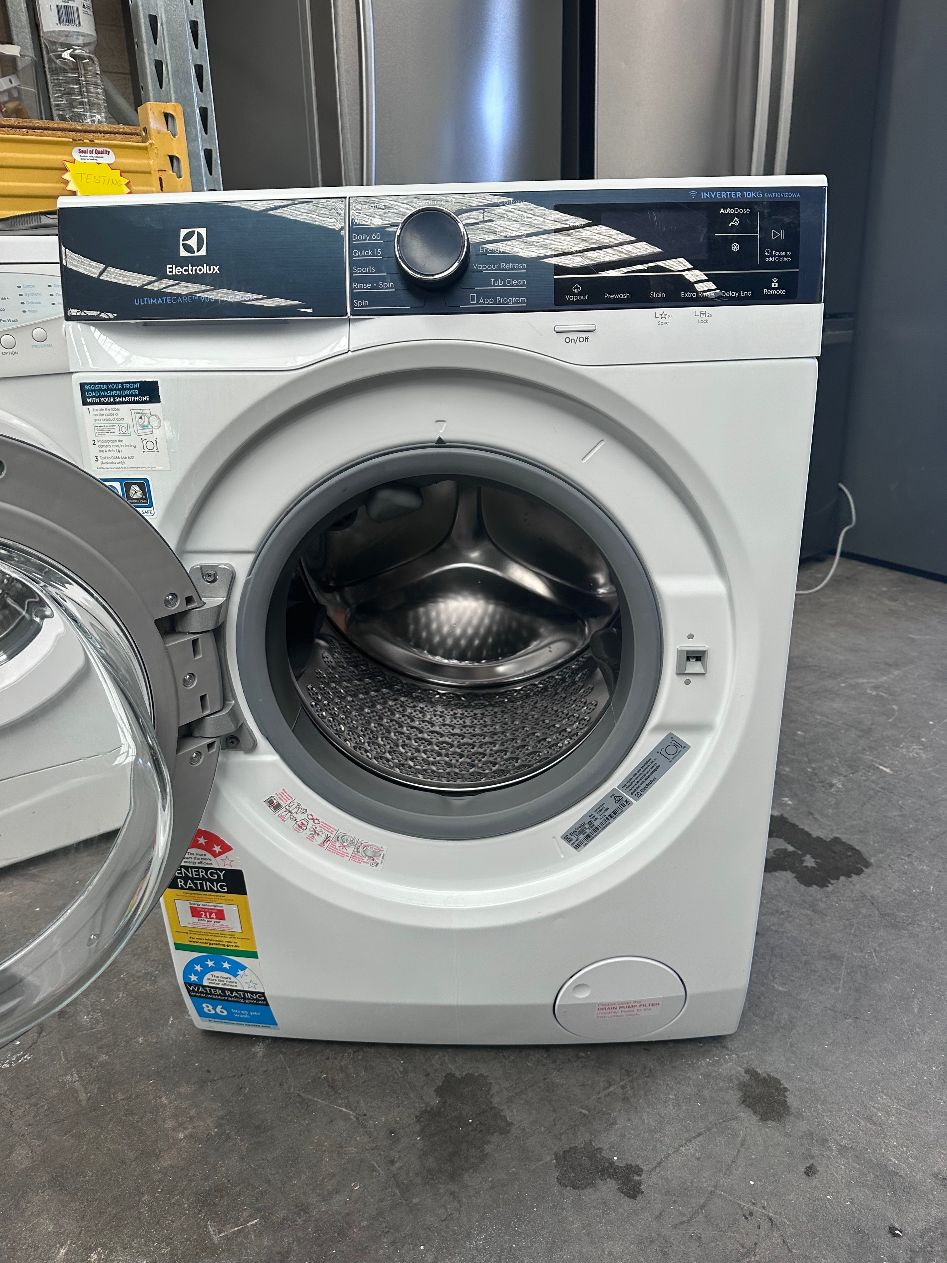 Electrolux 10kg Front Load Washing Machine with AutoDose Technology - Certified Refurbished | Perfect for Apartments & Small Laundry Rooms | Energy Efficient & Quiet Operation