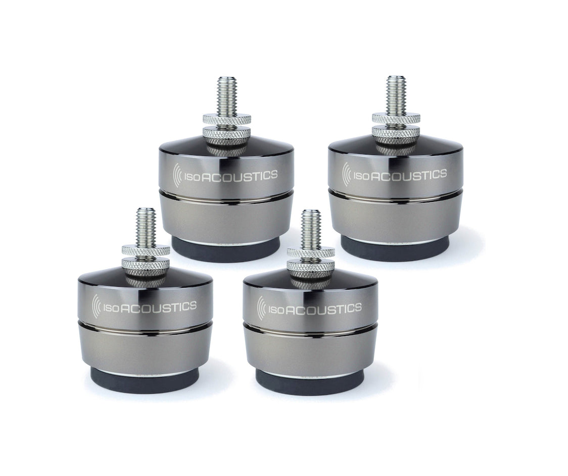 IsoAcoustics Gaia II Speaker Isolation Feet - 4 Pack Set for HiFi Audio Systems, Home Theater & Studio Monitors - Reduce Vibration & Improve Sound Quality
