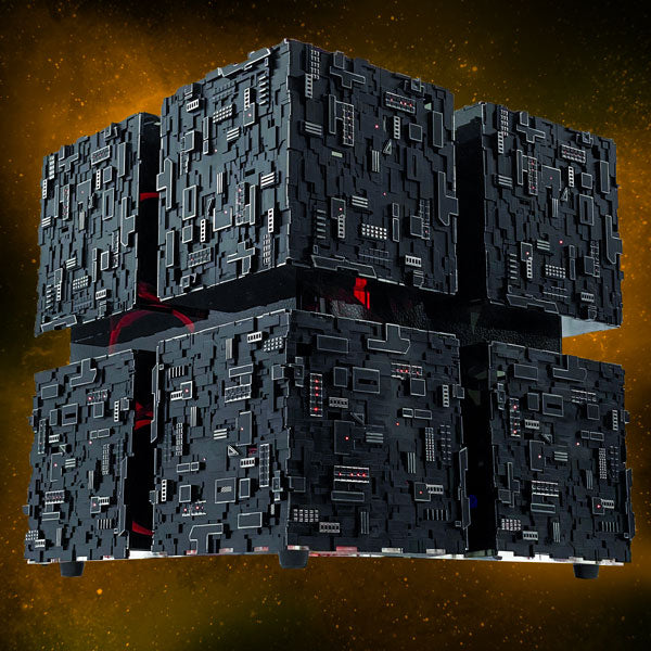 Star Trek Borg Fusion Cube ATX PC Case - High-Performance Gaming Computer Case for Sci-Fi Fans | Perfect for Themed Builds & Collectors