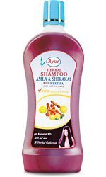 Ayur Amla Shikakai with Reetha Shampoo 1000ml - Herbal Hair Care for Strong & Shiny Hair - Perfect for Daily Use & Natural Hair Growth