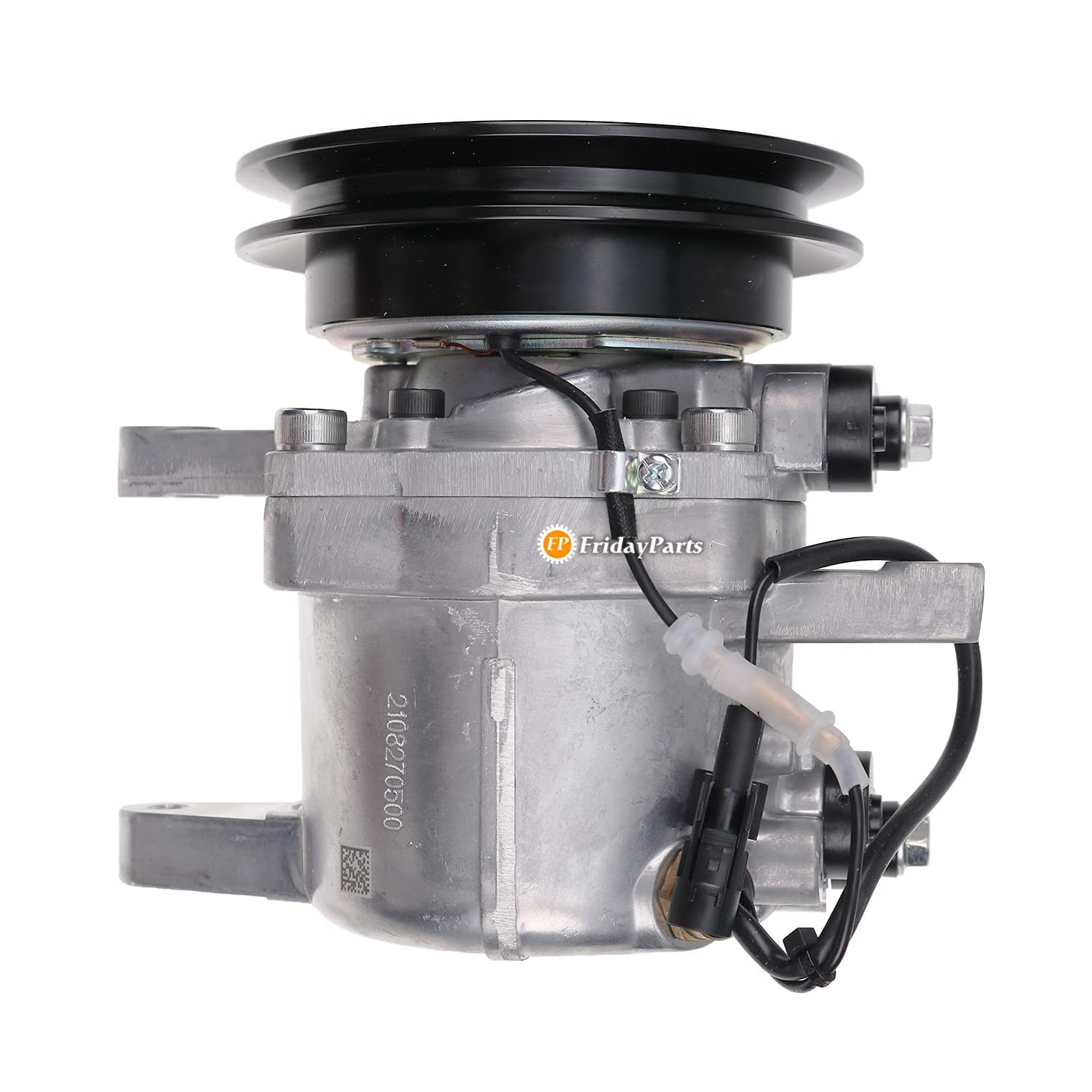 FridayParts RD451-93900 AC Compressor Replacement for Kubota R430 R530 R630 SVL75C SVL75-2C SVL90C SVL95-2SC U35-4 U55 U55-4 | Heavy Duty Air Conditioning System | Perfect for Construction & Agricultural Equipment in Hot Climates