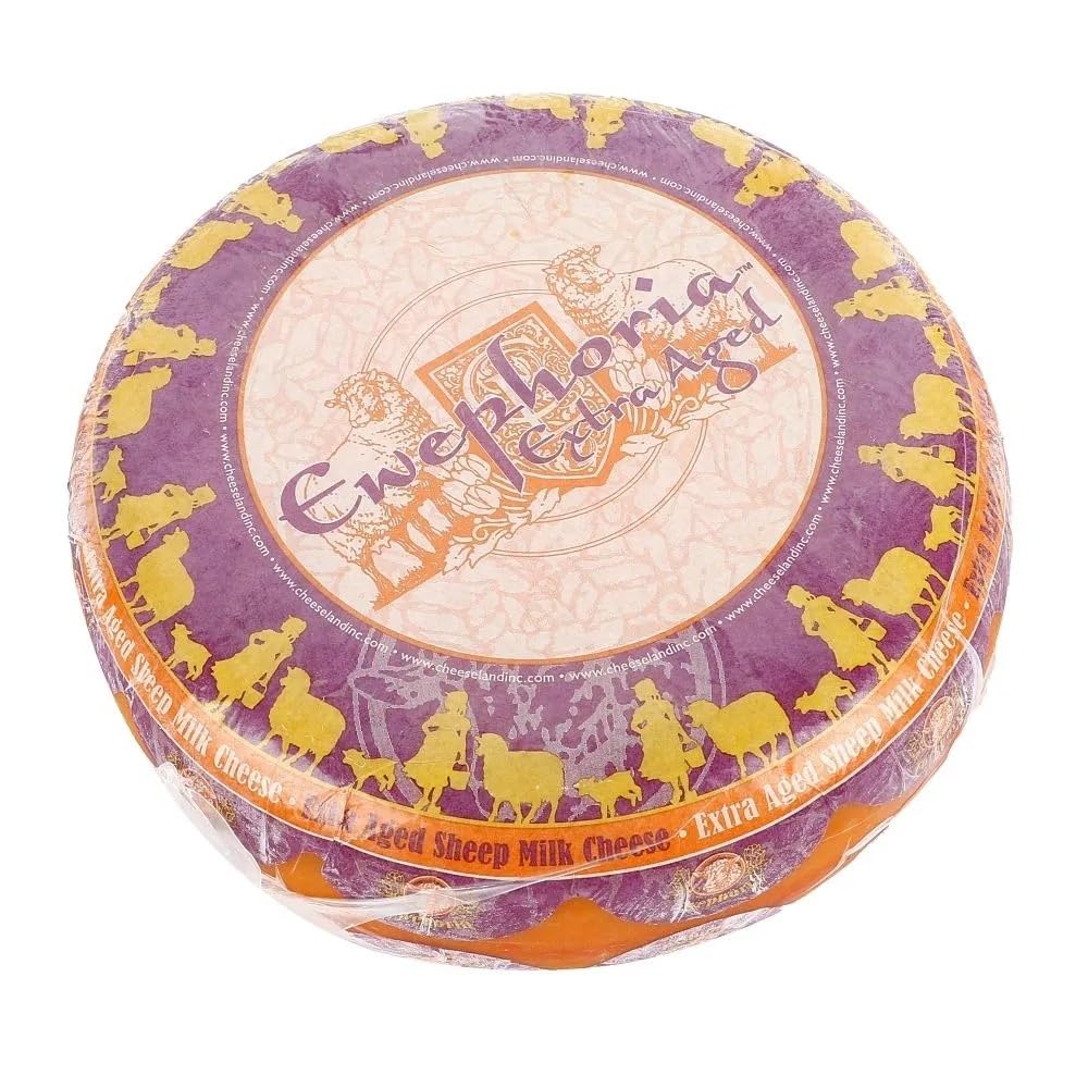 Aged Dutch Gouda Cheese Made from Sheep's Milk - Whole 10-Pound Wheel | Perfect for Charcuterie Boards, Wine Pairings & Gourmet Gifts