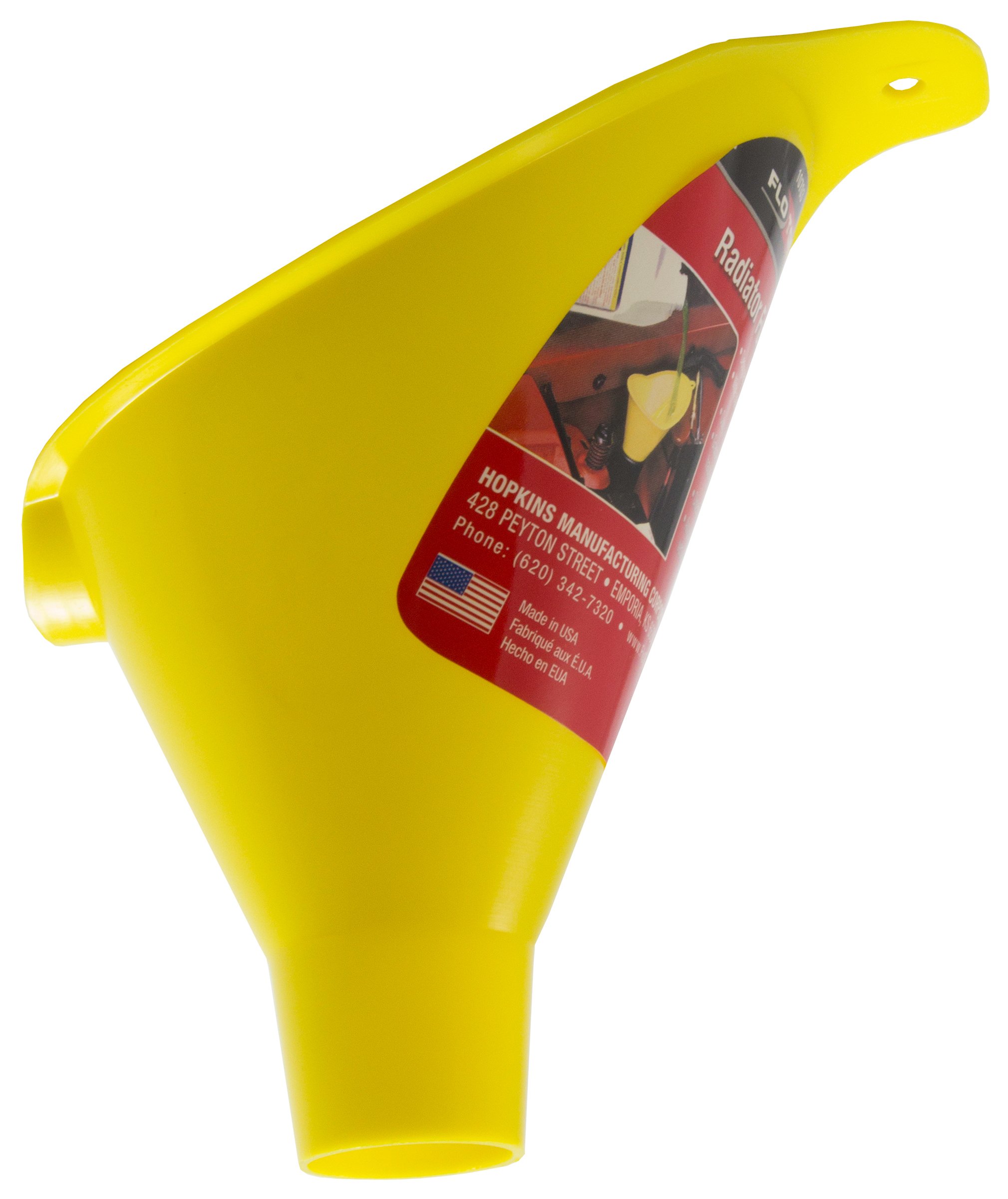 FloTool 10703 Spill Saver Radiator Funnel - Leak-Proof Coolant Filling Tool for Cars, Trucks & SUVs - Perfect for DIY Auto Maintenance & Fluid Changes