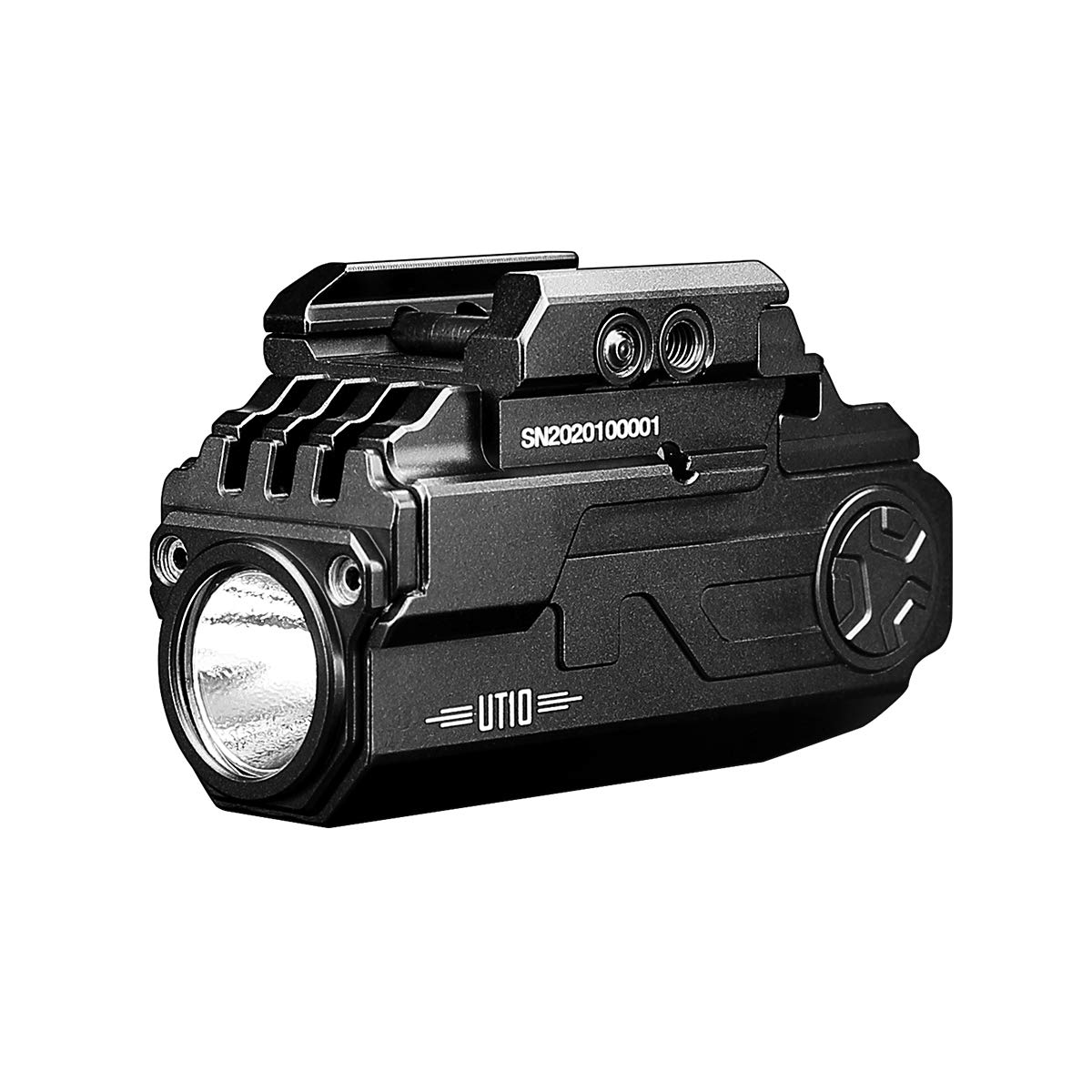 IMALENT UT10 1160 Lumens Rechargeable Tactical Flashlight with Rail Mount - Weapon Light for Hunting, Camping & Outdoor Adventures
