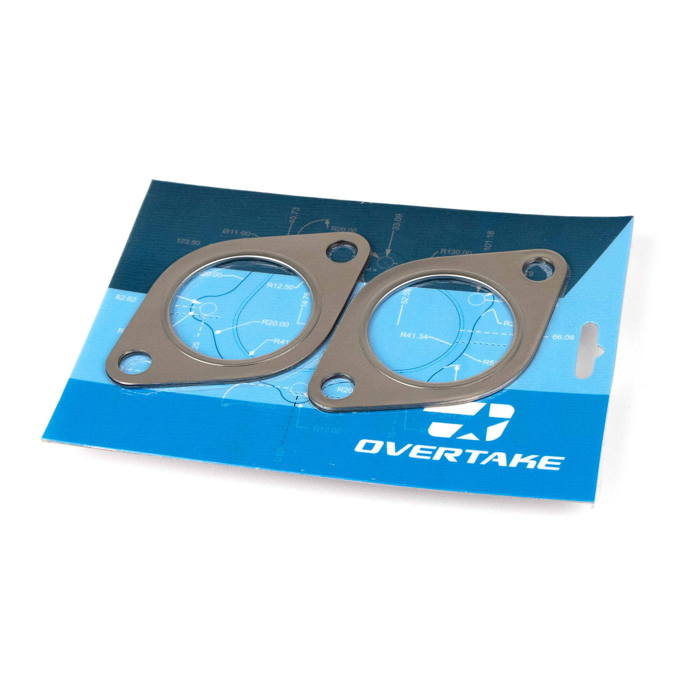 Overtake Exhaust Gasket Set for 2002-2014 Subaru WRX & 2004-2021 STI - High Performance Replacement Gasket Kit for Turbocharged Engines - Perfect for Performance Upgrades and Exhaust System Repairs