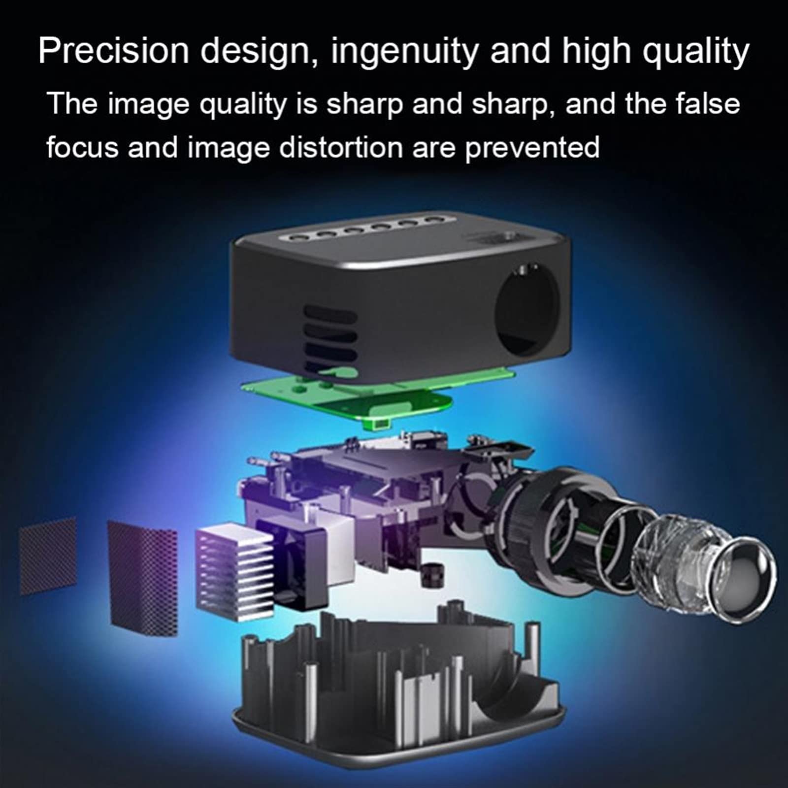 SVIO Mini Projector for Home Theater - 1080P HD Portable LED Projector with AU Plug | Perfect for Movie Nights, Gaming & Outdoor Camping