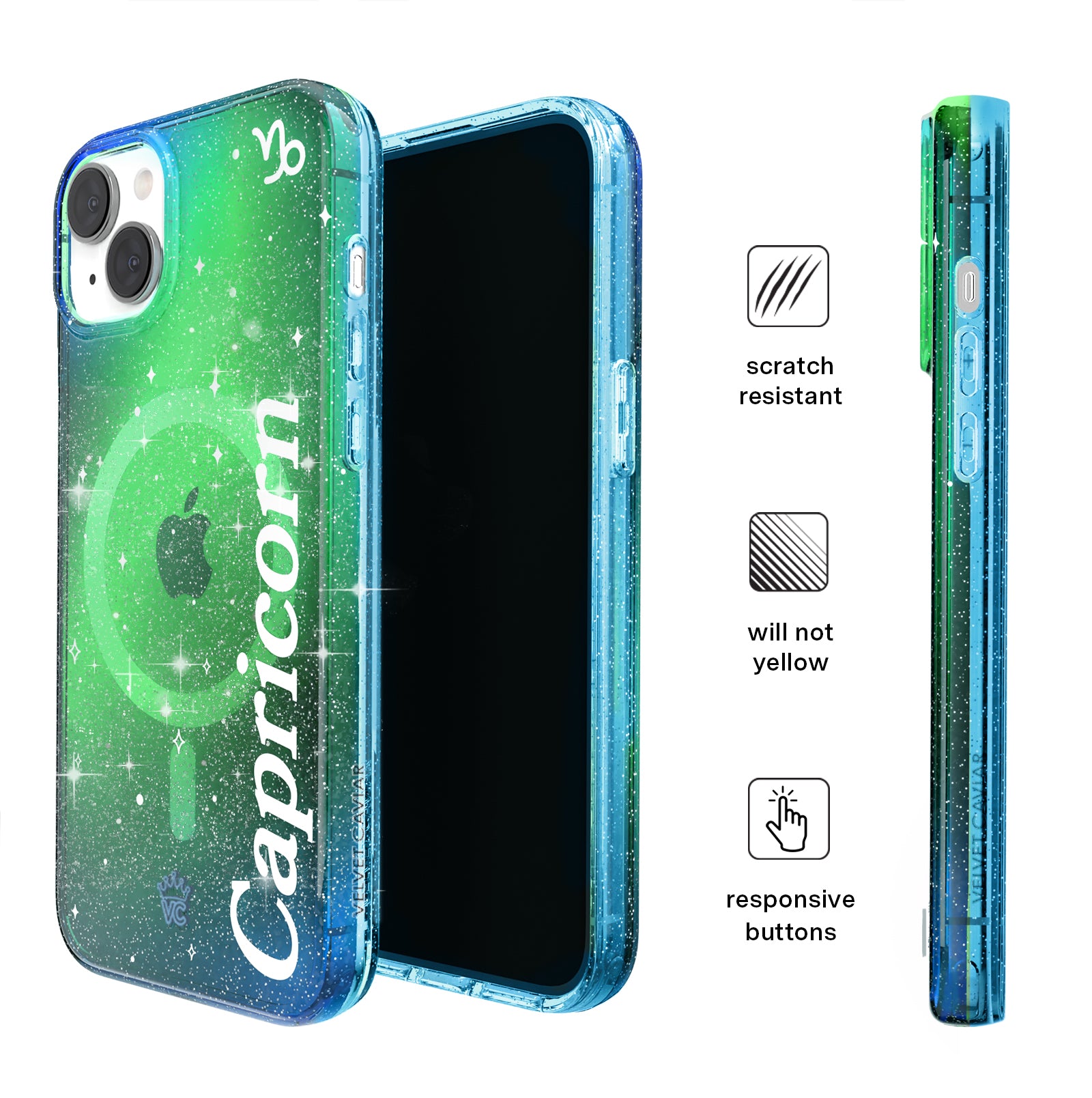Sanctuary Capricorn iPhone Case - Premium Zodiac Horoscope Phone Cover for iPhone 13/14/15 Pro Max - Perfect Gift for Astrology Lovers & Daily Protection