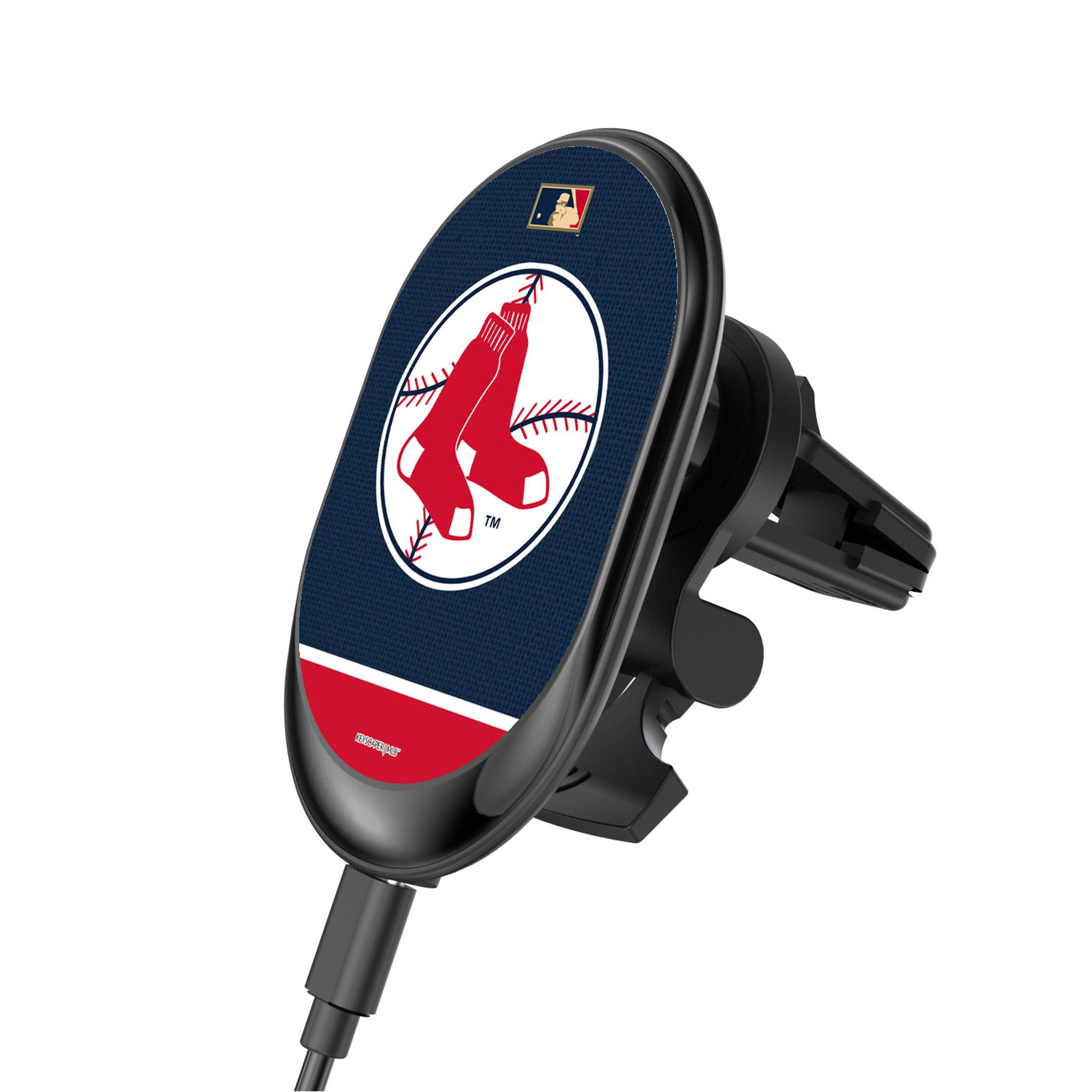 Boston Red Sox 1970-1975 Cooperstown Collection Wireless Magnetic Car Charger - Fast Charging for iPhone & Android - Perfect for Road Trips & Commuting