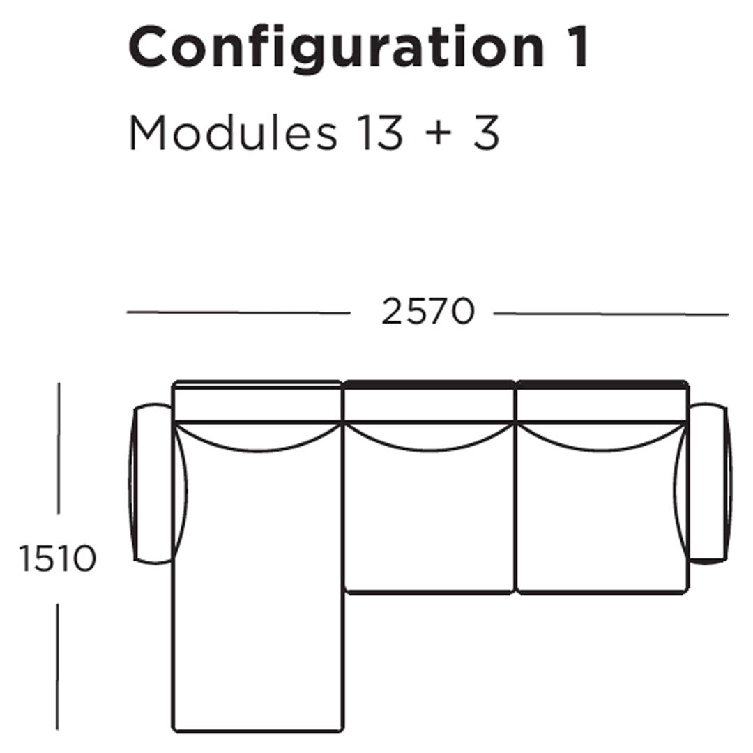 Modular Sectional Sofa with 8 Configurable Modules - Customizable Living Room Furniture for Modern Home Decor | Perfect for Apartments, Lounge Areas, and Open-Concept Spaces