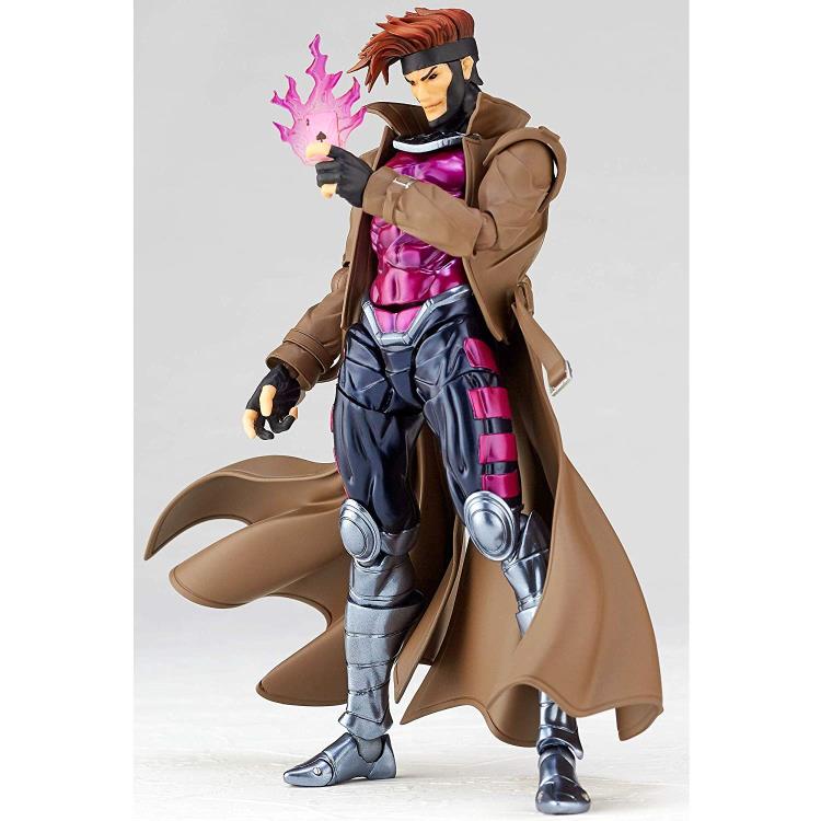 Amazing Yamaguchi Revoltech No. 012 Gambit Action Figure - Highly Articulated Collectible for Marvel X-Men Fans | Perfect for Display, Photography & Cosplay Inspiration