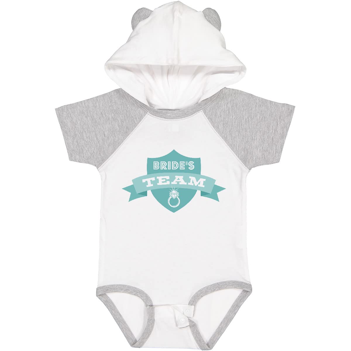 Inktastic Banner Bride's Team Baby Bodysuit - Cute Infant Onesie for Wedding Party, Bridal Shower & Baby Showers - Perfect for Newborns & Toddlers