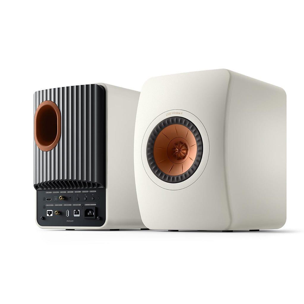 KEF LS50 Wireless II Hi-Fi Bookshelf Speakers - Premium Bluetooth Home Audio System for Music & Movies | Perfect for Living Room, Home Theater & Studio Use