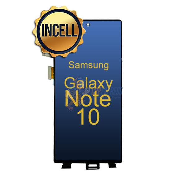 Samsung Galaxy Note 10 LCD Touch Screen Digitizer Assembly with Frame - Black Replacement Part | Perfect for Screen Repair & DIY Fixes | Compatible with Galaxy Note 10 Smartphone