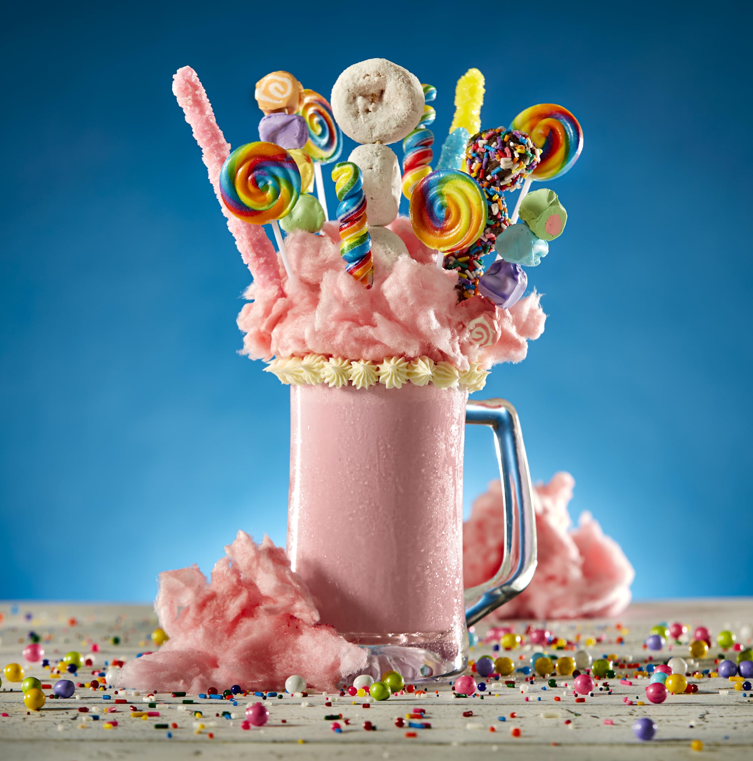 Frostline Pink Cotton Candy Soft Serve Ice Cream Mix - Lactose Free, Gluten Free, Vegan Friendly (Just Add Water) - Works with Blender, Ice Cream Maker & Soft Serve Machine - Perfect for Parties, Dessert Shops & Home Treats - 6 lb Bulk Bag