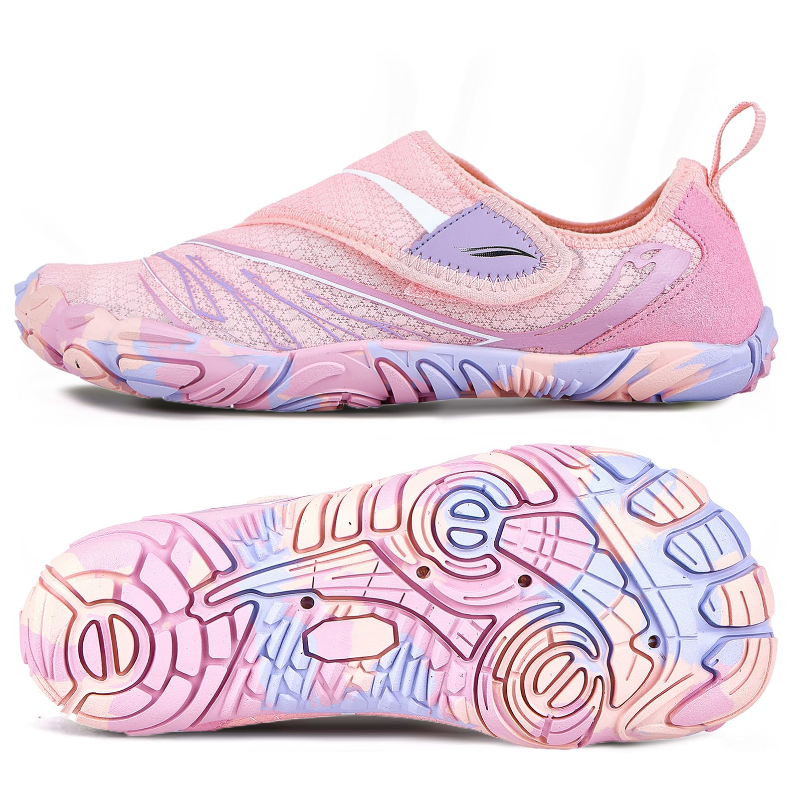 **AoSiFu Kids Water Shoes for Boys & Girls - Quick Dry Aqua Socks for Beach, Pool & Sports - Barefoot Lightweight Swim Shoes (Little Kid/Big Kid) - Perfect for Swimming, Surfing & Water Play**