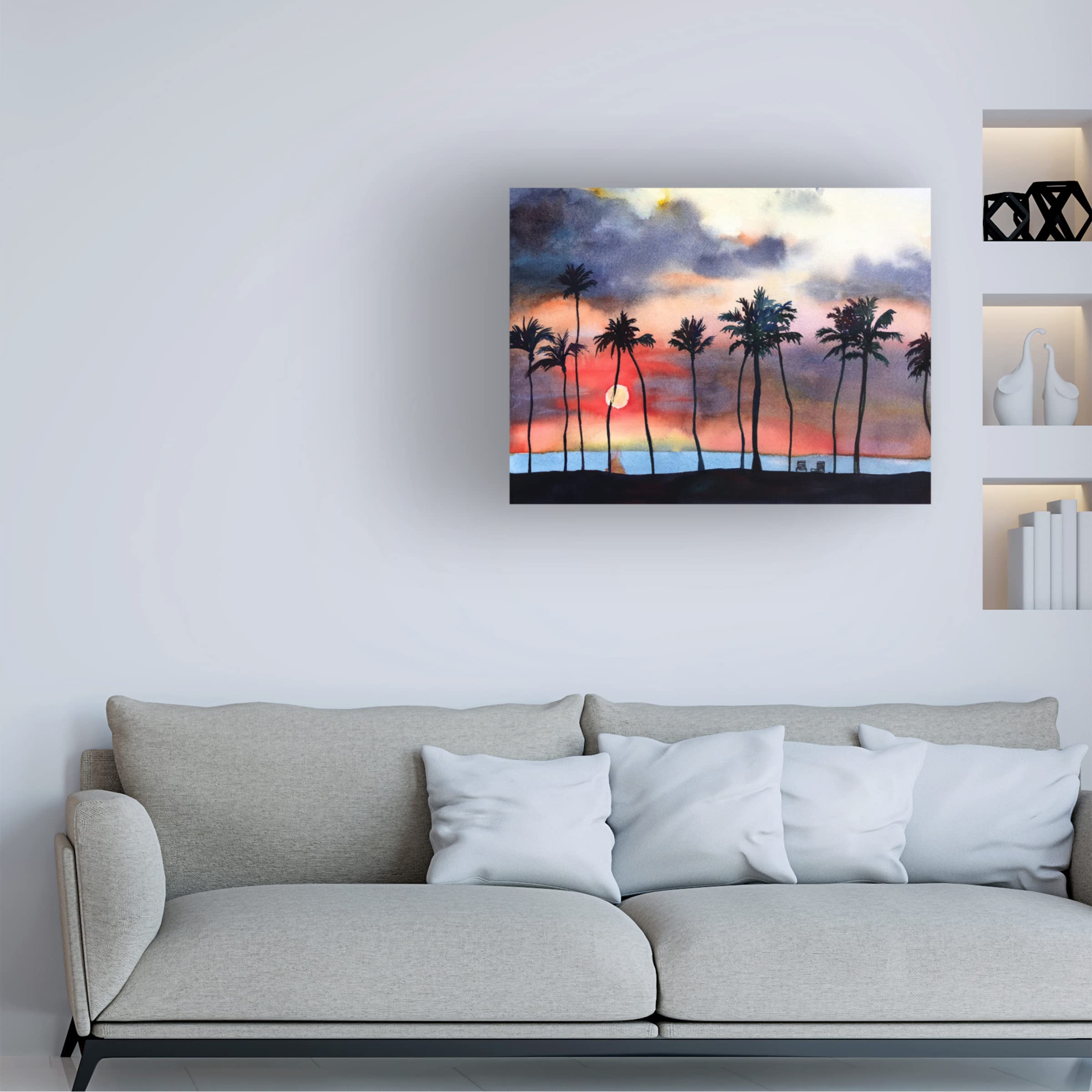 Paul McCreery 'Night Sky V' Canvas Wall Art Print - Modern Home Decor for Living Room, Bedroom & Office - Trademark Fine Art Collection