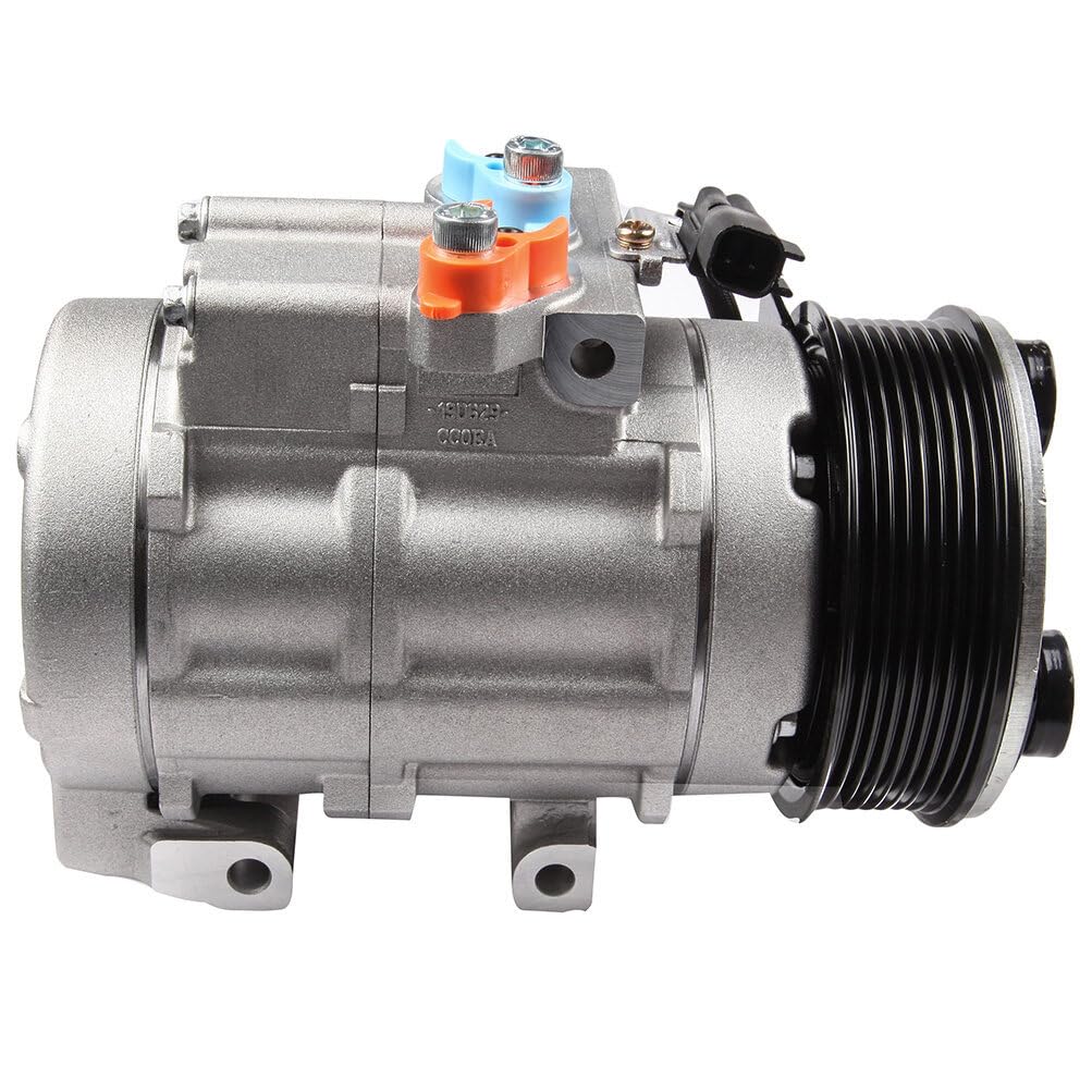 INEEDUP AC Compressor with A/C Clutch Compatible with 2011-2016 Ford F-250 F-350 Super Duty 6.7L Diesel - High Performance Cooling System - Perfect for Summer Road Trips and Heavy Duty Towing