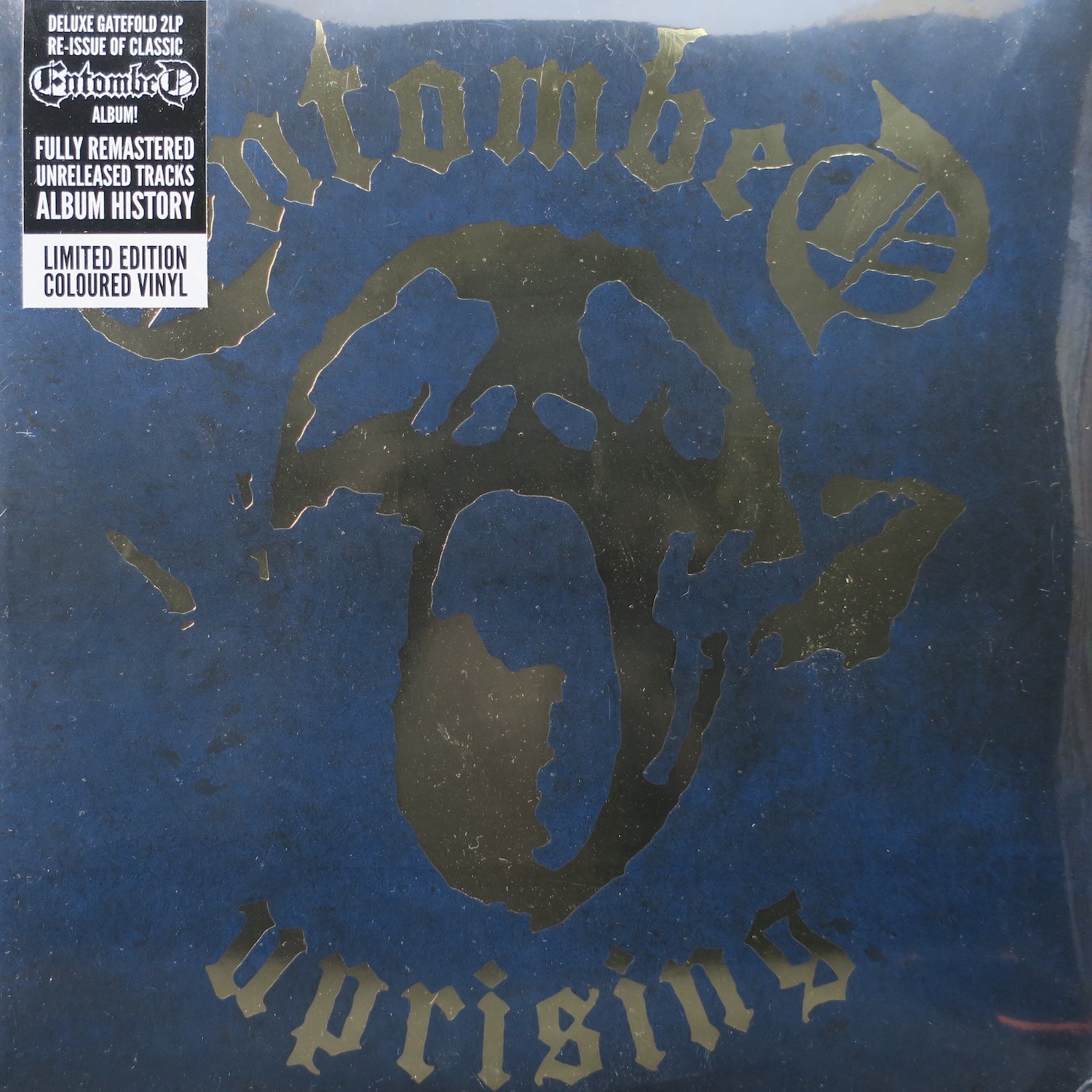 ENTOMBED 'Uprising' 2014 Limited Edition Colored Vinyl 2LP - Sealed Heavy Metal Album - Perfect for Vinyl Collectors & Metal Music Fans
