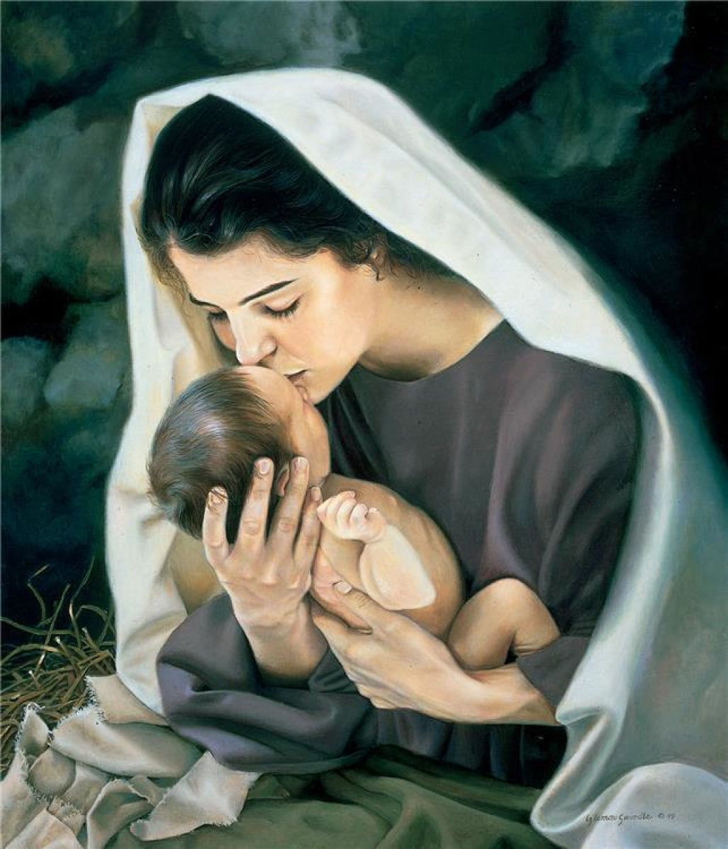 She Shall Bring Forth A Son - Christian Christmas Nativity Decor - Perfect for Holiday Home Decor, Church Events & Biblical Gift Giving