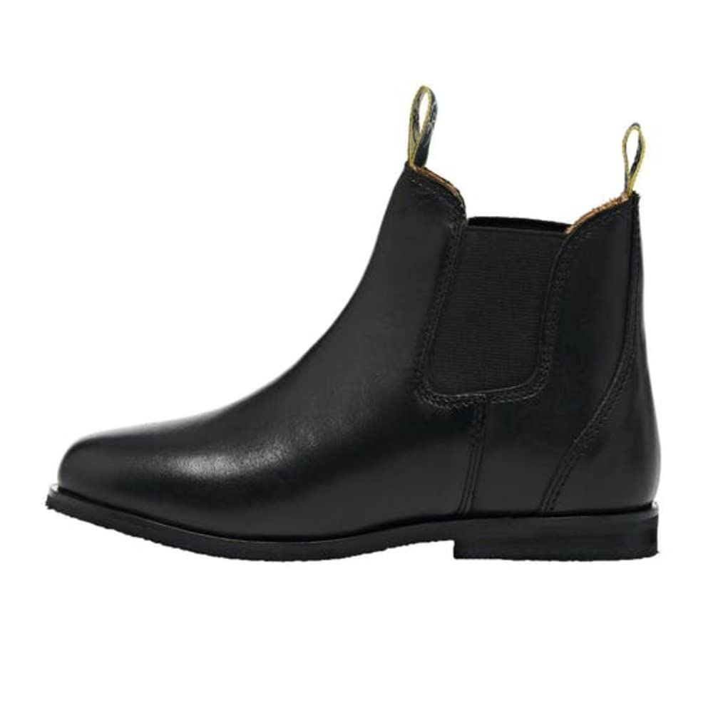 Shires Moretta Fiora Kids' Jodhpur Riding Boots - Black | Equestrian Horseback Riding & Show Competition Footwear for Children