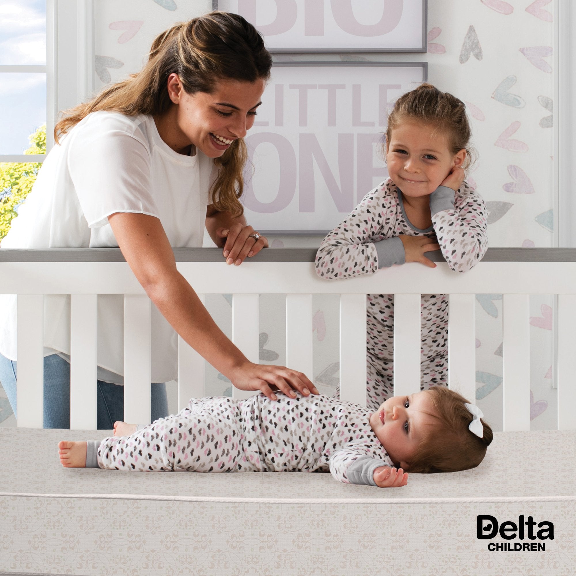 Twinkle Stars 4 Inch Mini Crib Mattress - Breathable Waterproof Baby Mattress for Newborns & Toddlers - Perfect for Nursery, Daycare & Travel Cribs