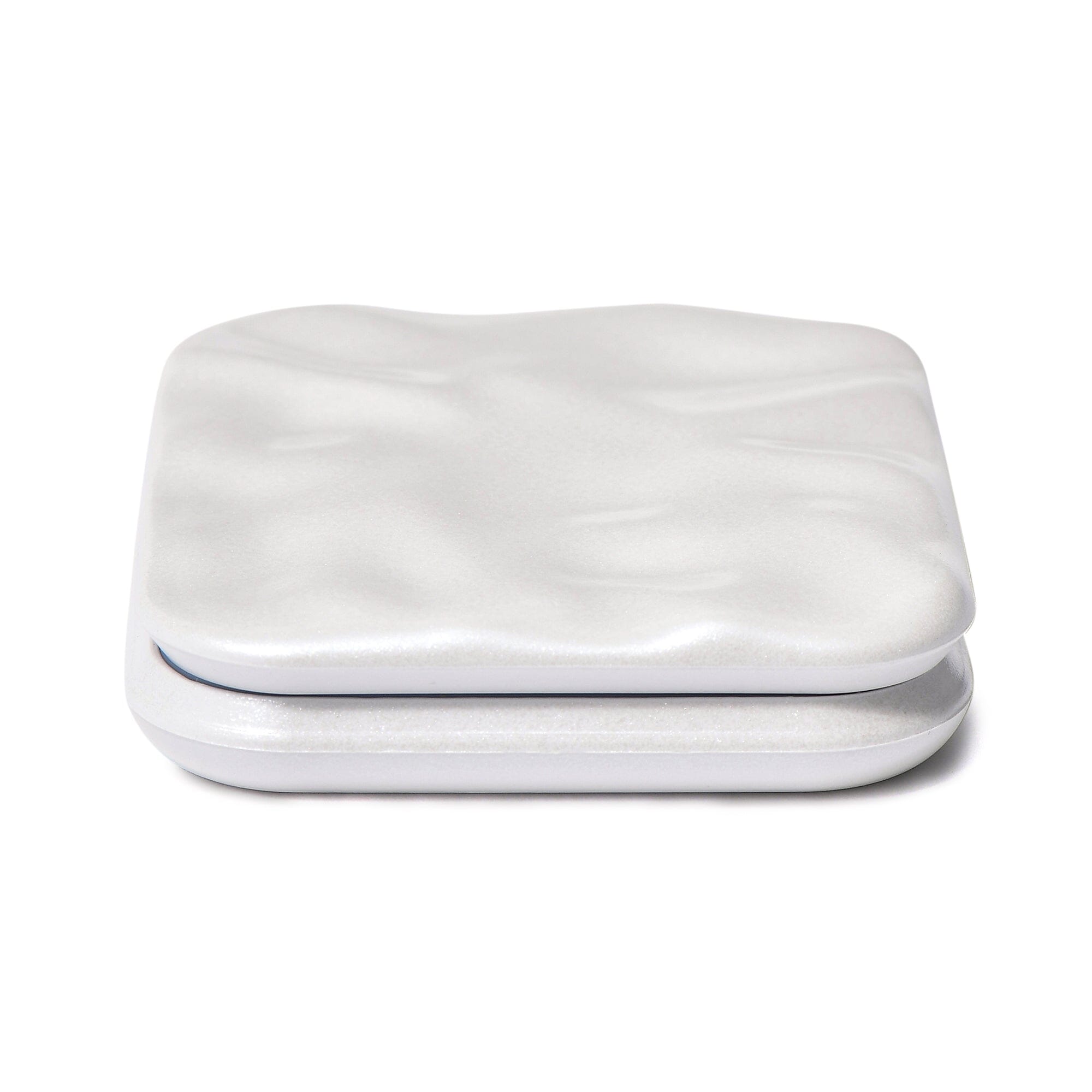 Blanche LED Compact Mirror - White | Portable Makeup Mirror with Bright Light | Perfect for Travel, Home, and On-the-Go Touch Ups