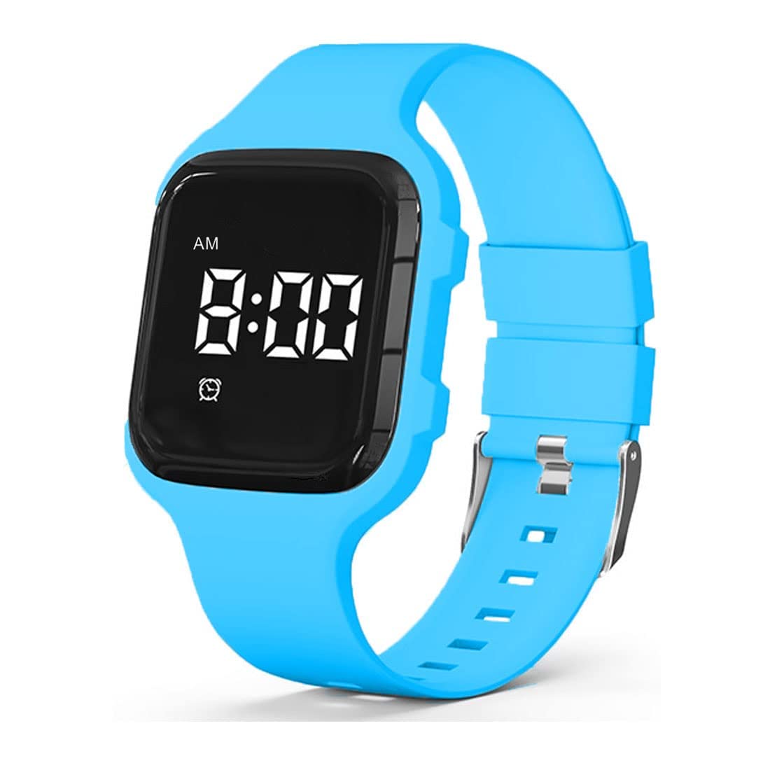 **Vibrating Alarm Watch for Kids - Waterproof Potty Training Timer Watch with Medical Reminder, Silent Alarm & LED Display (Blue) - Perfect for Toilet Training, Medication Alerts & Daily Schedules**