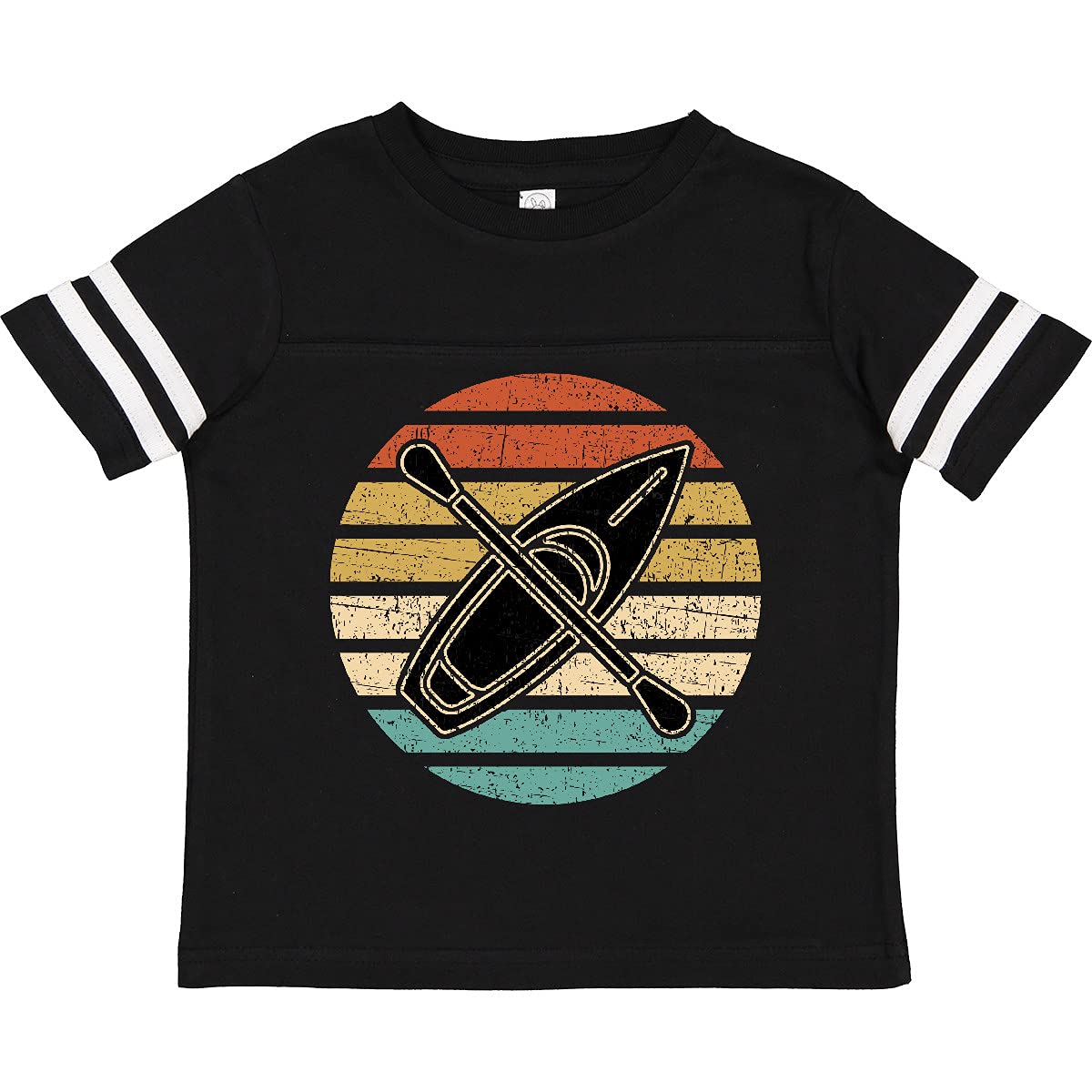Inktastic Retro Kayak Boating Youth T-Shirt - Fun Kayaking Graphic Tee for Boys & Girls - Perfect for Water Sports, Outdoor Adventures & Casual Wear