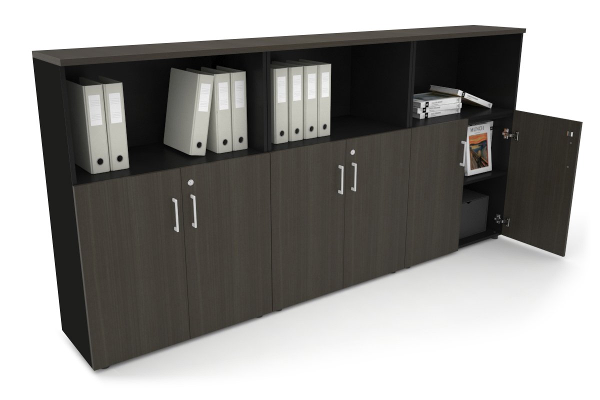 Medium Uniform Storage Cabinet with Small Doors [2400W x 1170H x 350D] - Perfect for Office, School, or Home Organization