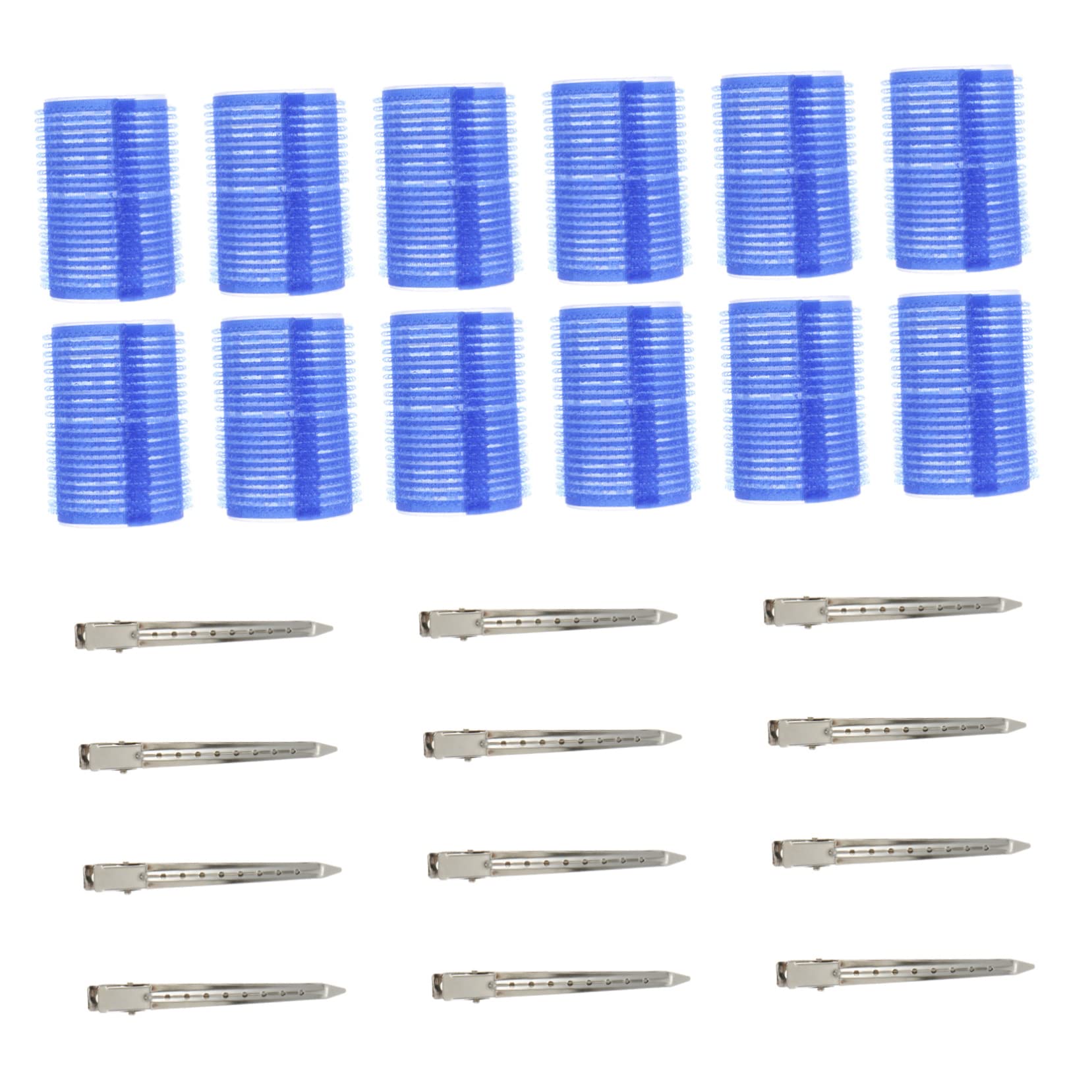 Beavorty 12pcs Self-Grip Hair Rollers - Plastic Hair Curlers for Short & Medium Hair, Spiral Curls Hair Clips with Hairpins - Perfect for Salon Styling, Home Use, and DIY Hair Care