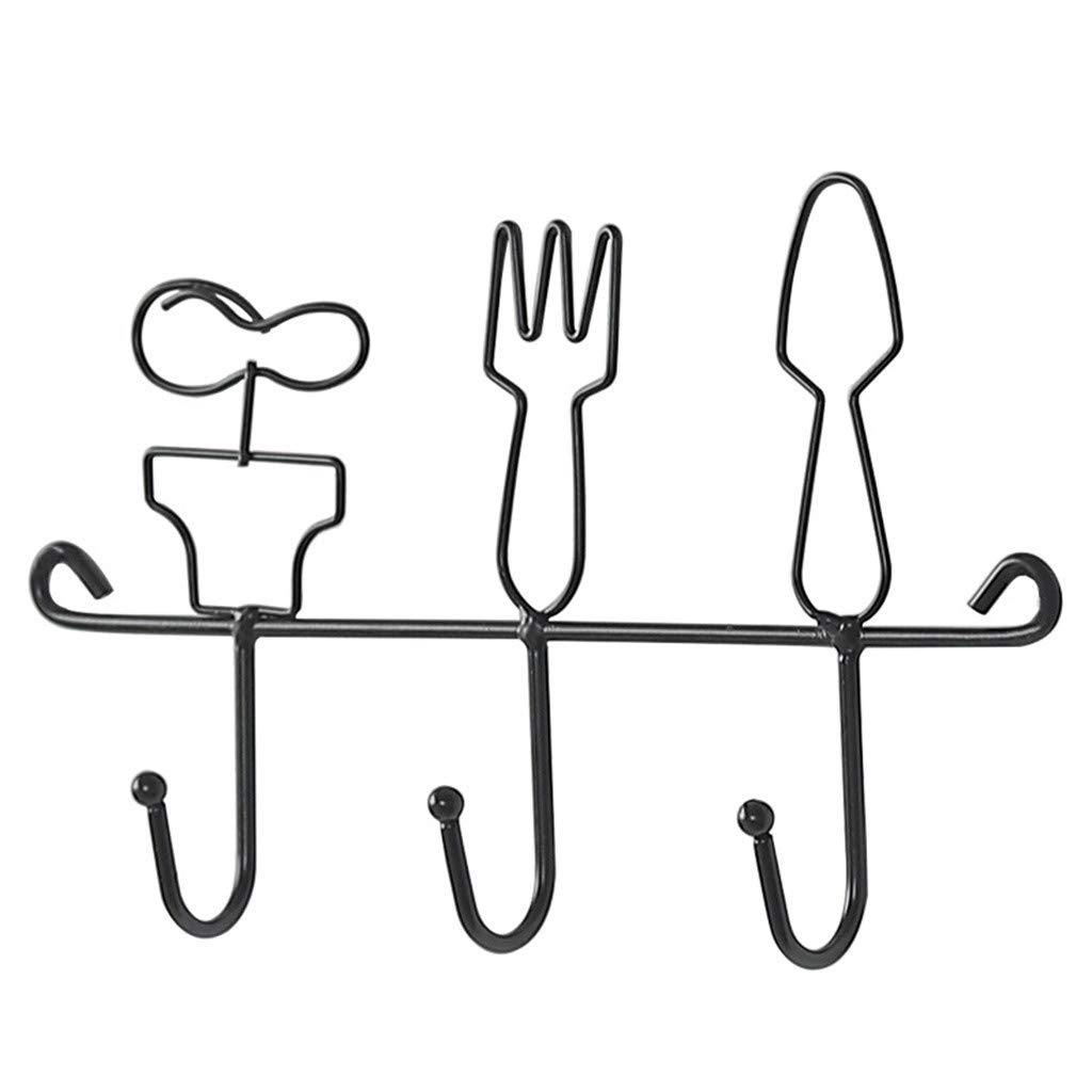 Stainless Steel Wall Mounted Key & Coat Hooks Rack - Space Saving Entryway Organizer for Jackets, Hats, Bags - Durable Home Storage Solution for Bathroom, Kitchen & Hallway (Set A)