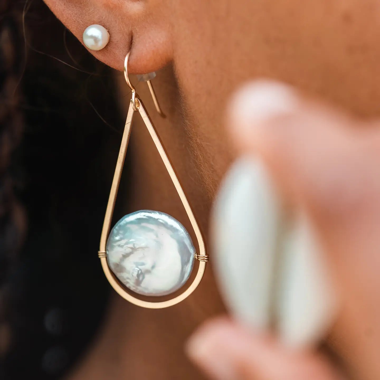 Exquisite Mermaid's Dream Pearl Earrings – Elegant & Timeless Jewelry for Women | Perfect for Weddings, Parties & Special Occasions