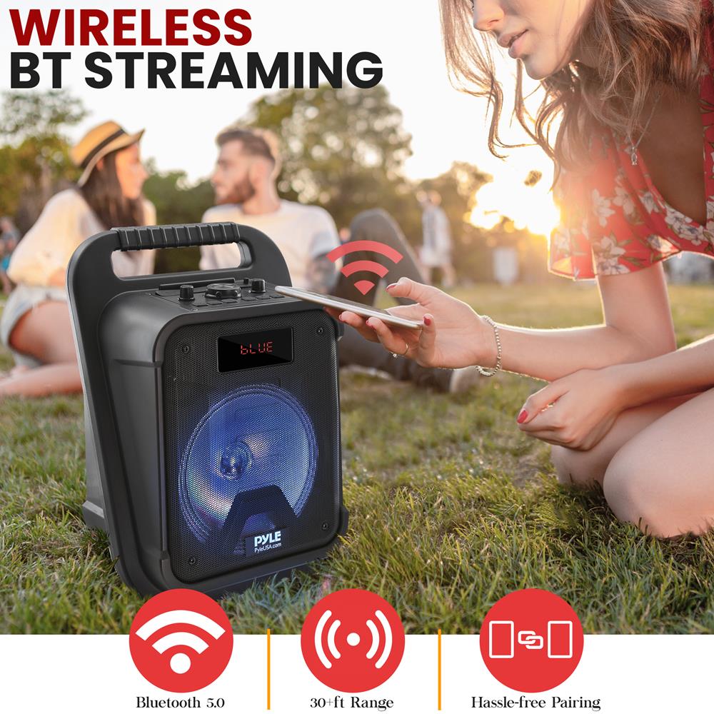 Best Portable PA Speaker System - High Power Bluetooth Wireless Outdoor Speaker for Parties, Events & Live Performances | Perfect for DJs, Bands & Public Speaking