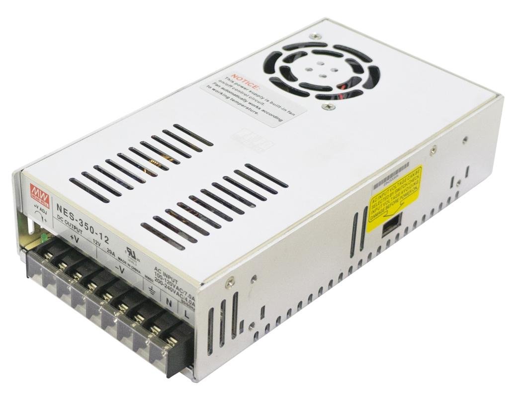 45-609-HG-UL 12V 29A DC LED Power Supply - Waterproof IP67 LED Driver for Outdoor/Indoor Lighting, Signage, Landscape, and Cabinet Lights
