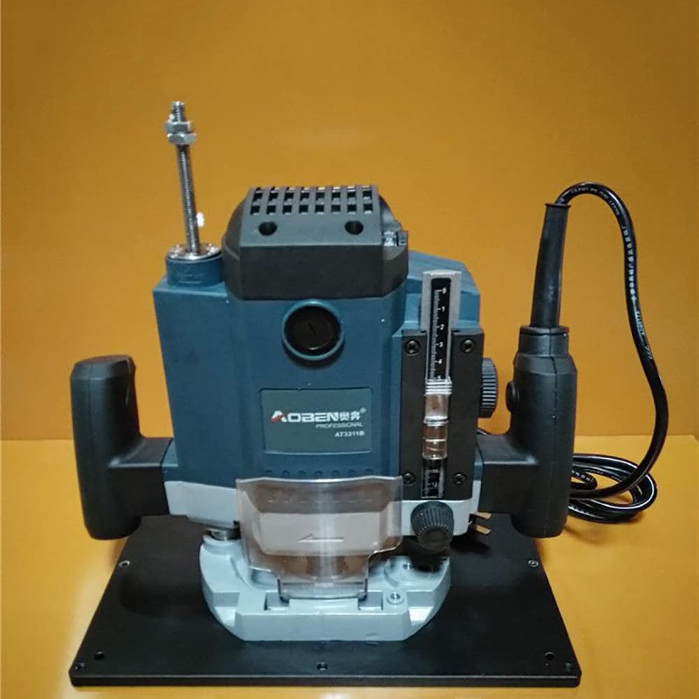Toplionace 3311B Wood Engraving Machine - Electric Wood Router for Carpintería, Aluminum Engraver with Table Insert Plate - Perfect for Woodworking, DIY Projects & Professional Carpentry Workbench