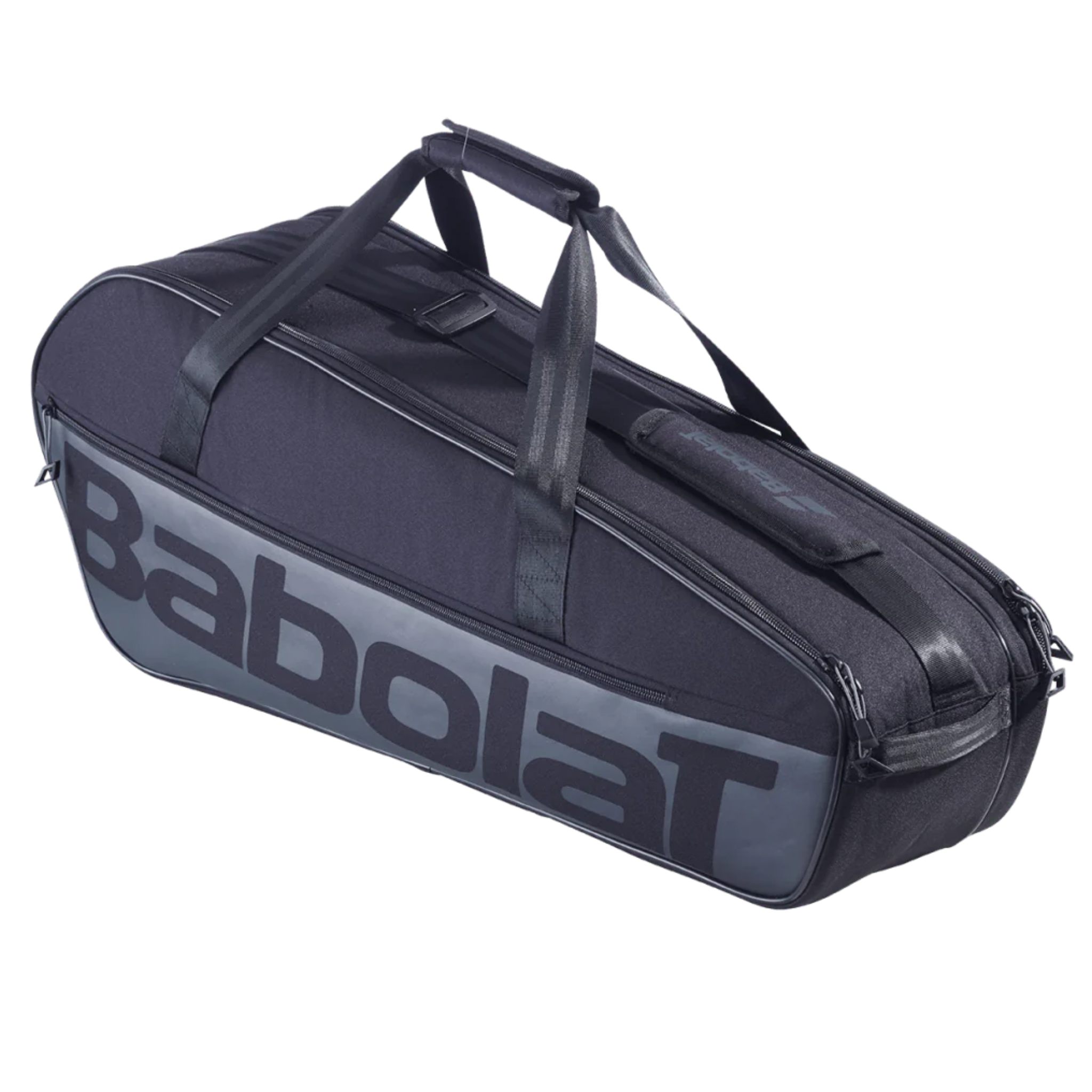 Babolat Court M Tennis Racquet Bag - 6-Piece Black Tennis Gear Storage for Players & Coaches - Perfect for Tournaments, Practice & Travel
