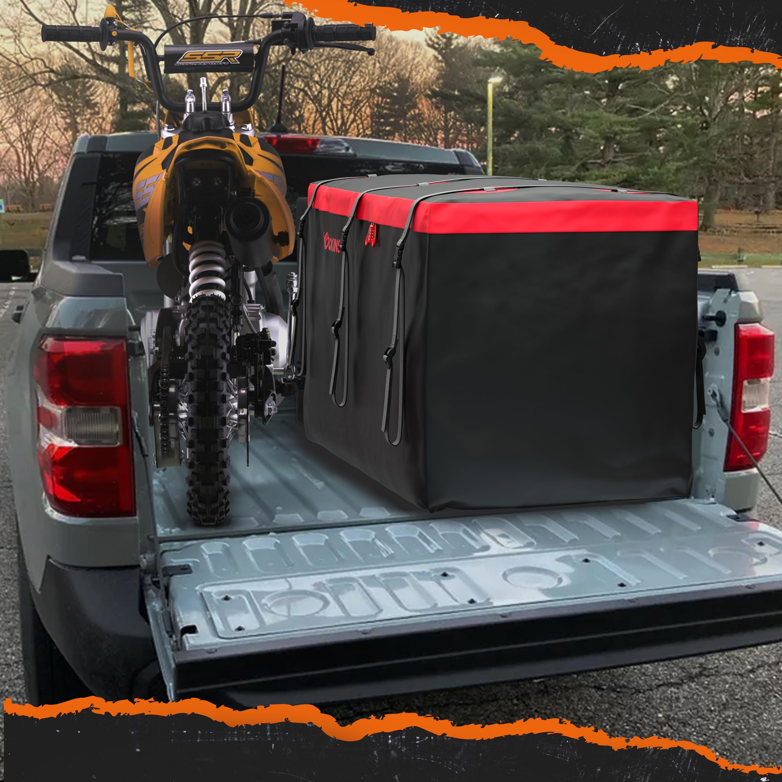 Mockins 40 Cu.Ft. XL Trailer Hitch Cargo Carrier Bag - 70