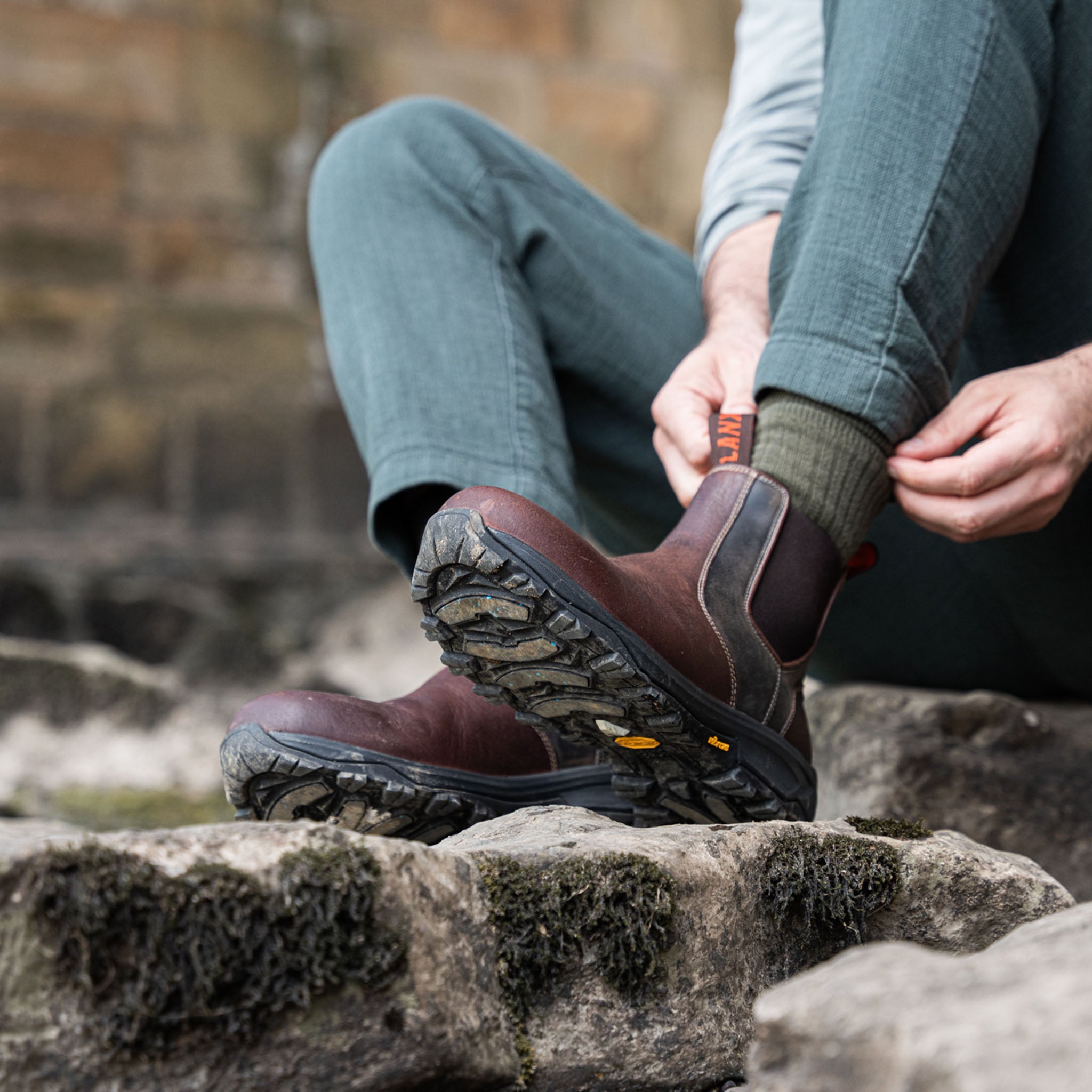 RIBCHESTER Red Brick & Black - Stylish and Durable Backpack for Travel, Work, and Everyday Use