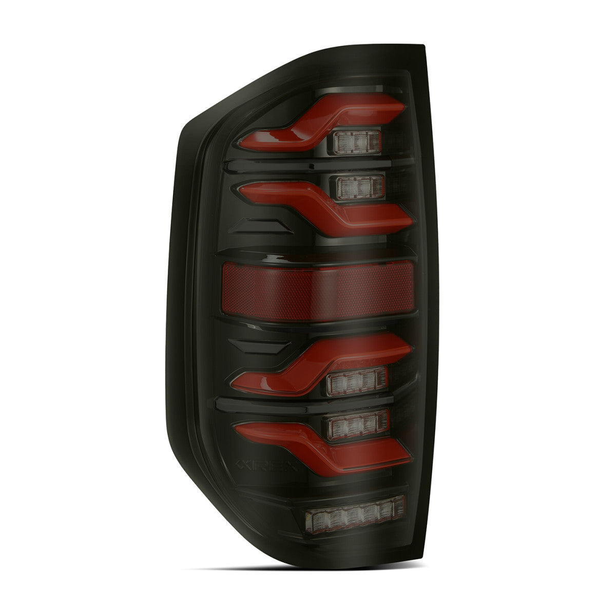 14 21 Toyota Tundra LUXX Series LED Tail Lights Black Red - Upgrade Your Truck's Style & Safety for Night Driving & Off-Road Adventures