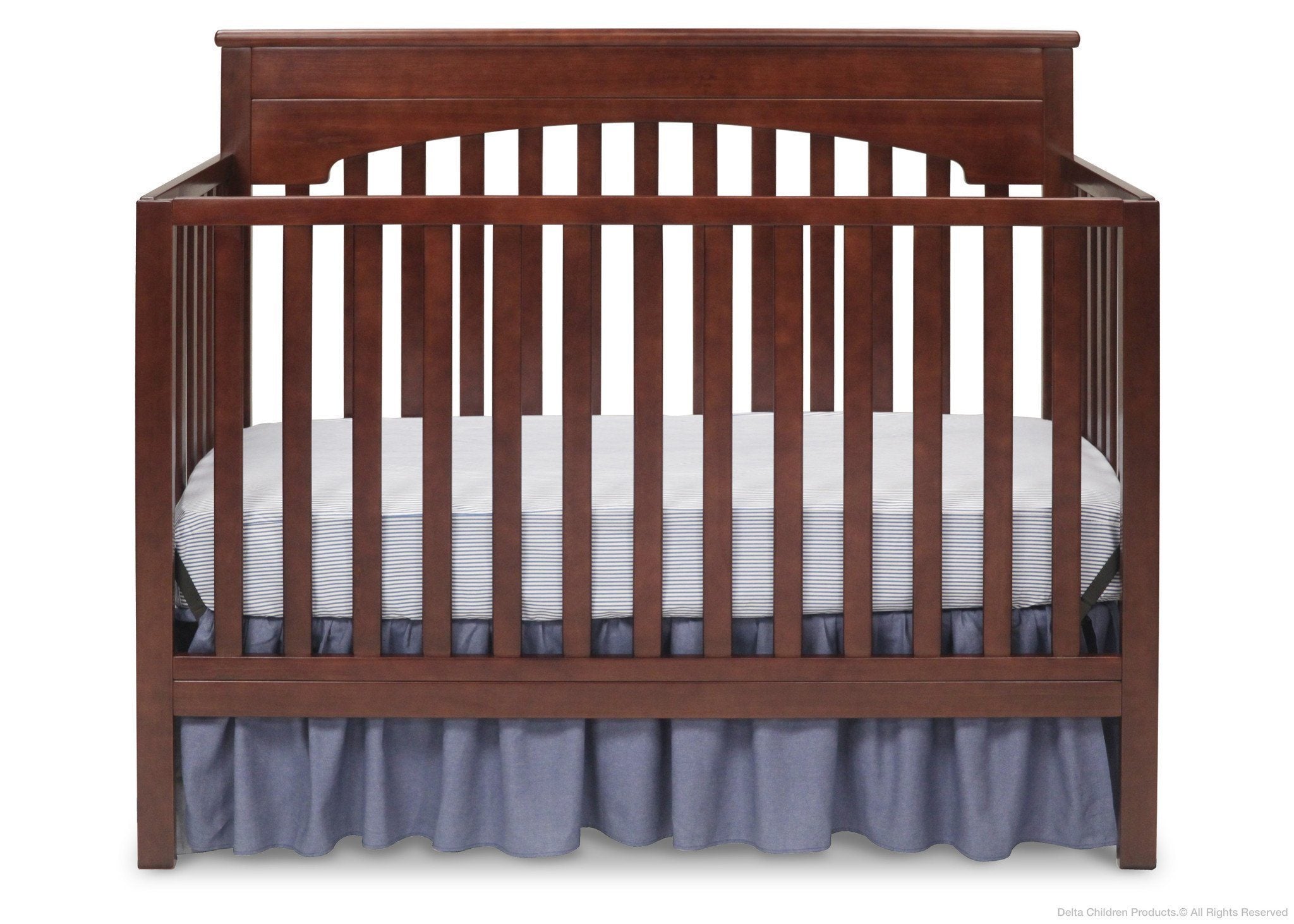 Layla 4-in-1 Convertible Baby Crib - Toddler Bed, Daybed & Full-Size Bed - Safe & Stylish Nursery Furniture for Boys & Girls - Perfect for Newborns to Teens Bedroom