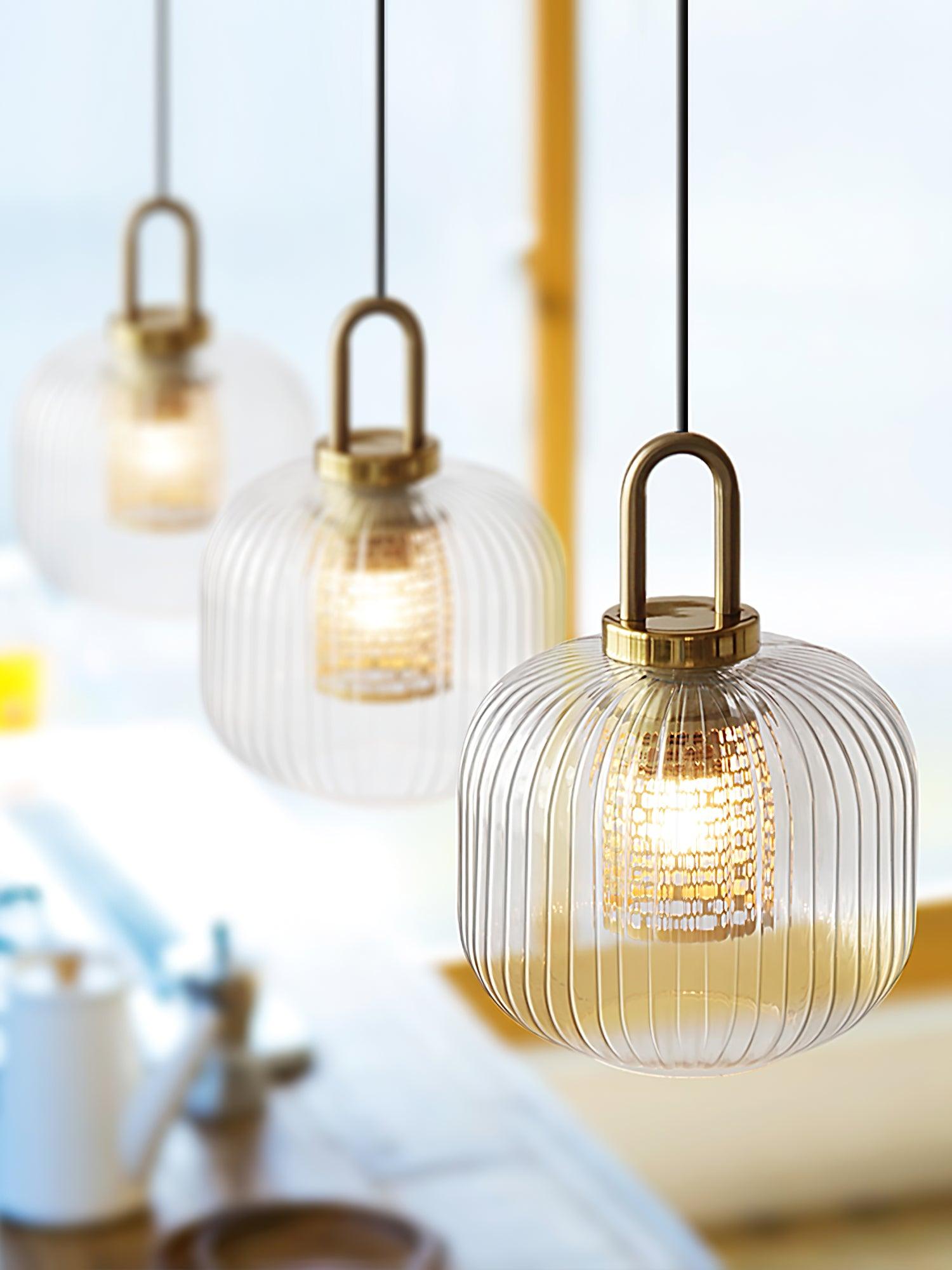 Modern Covent Pendant Light - Adjustable Hanging Chandelier for Kitchen Island, Dining Room & Bedroom - Industrial Vintage Ceiling Lighting Fixture with Edison Bulbs