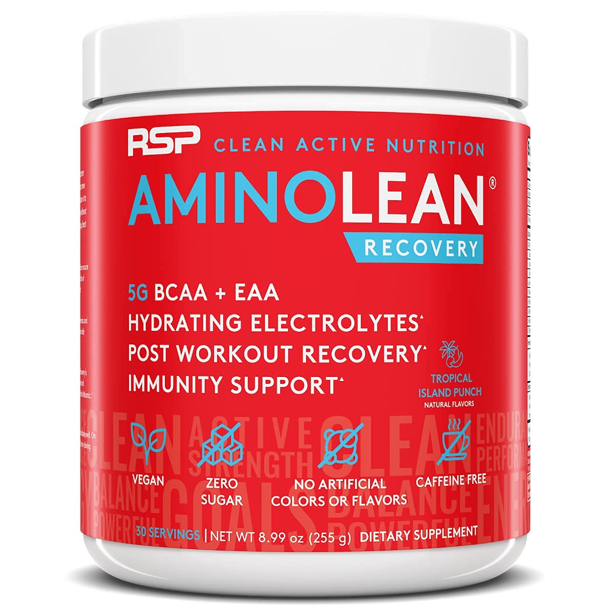 Vegan AminoLean Pre & Post Workout Combo - Mango & Tropical Punch for Gym & Recovery