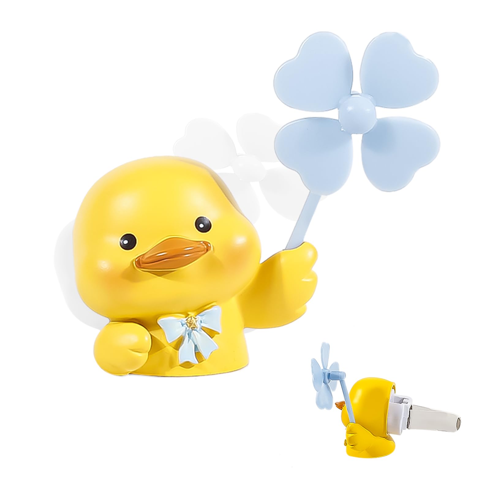 **Cool Bull Duck Car Air Freshener Diffuser - 2 Refill Tablets, Vent Clip Aromatherapy for Cars - Fresh Scents & Cute Decor for Home, Office & Travel**