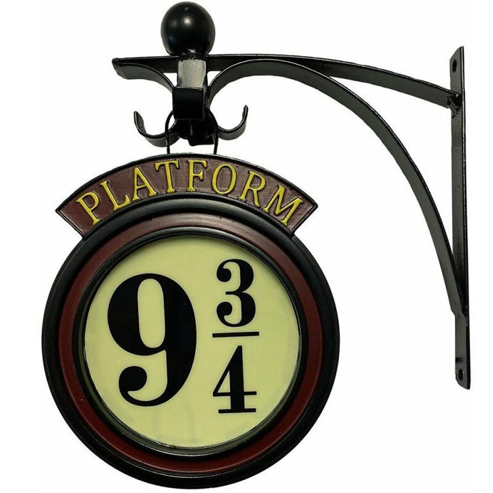 Harry Potter Platform 9 3/4 LED Night Light - Novelty Movie-Themed Mood Lamp for Bedroom Decor, Gift for Fans - Perfect for Kids' Rooms, Harry Potter Collections, and Home Theater Decorations