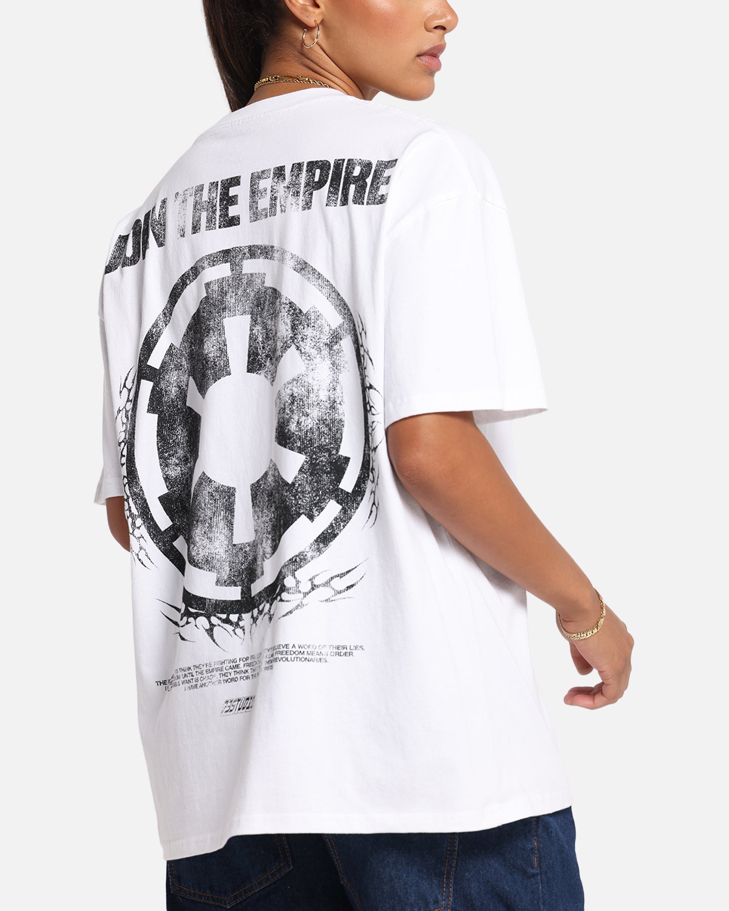 73 Studio Star Wars Join The Empire Vintage T-Shirt - White | Officially Licensed Retro Graphic Tee for Men & Women | Perfect for Cosplay, Conventions & Star Wars Fans